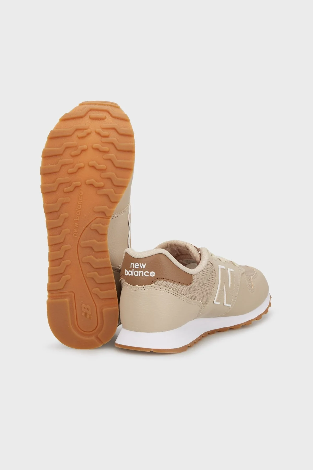 New Balance NB Lifestyle Logolu Sneaker Bayan Ayakkabı GW500BTL BEJ - 4
