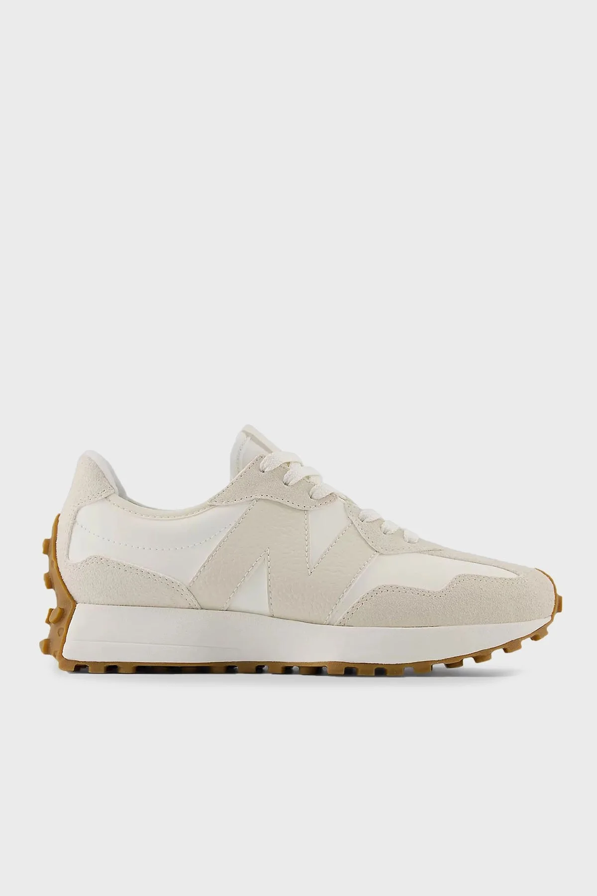 New Balance NB Lifestyle Logolu Sneaker Bayan Ayakkabı WS327NKD BEJ - 1