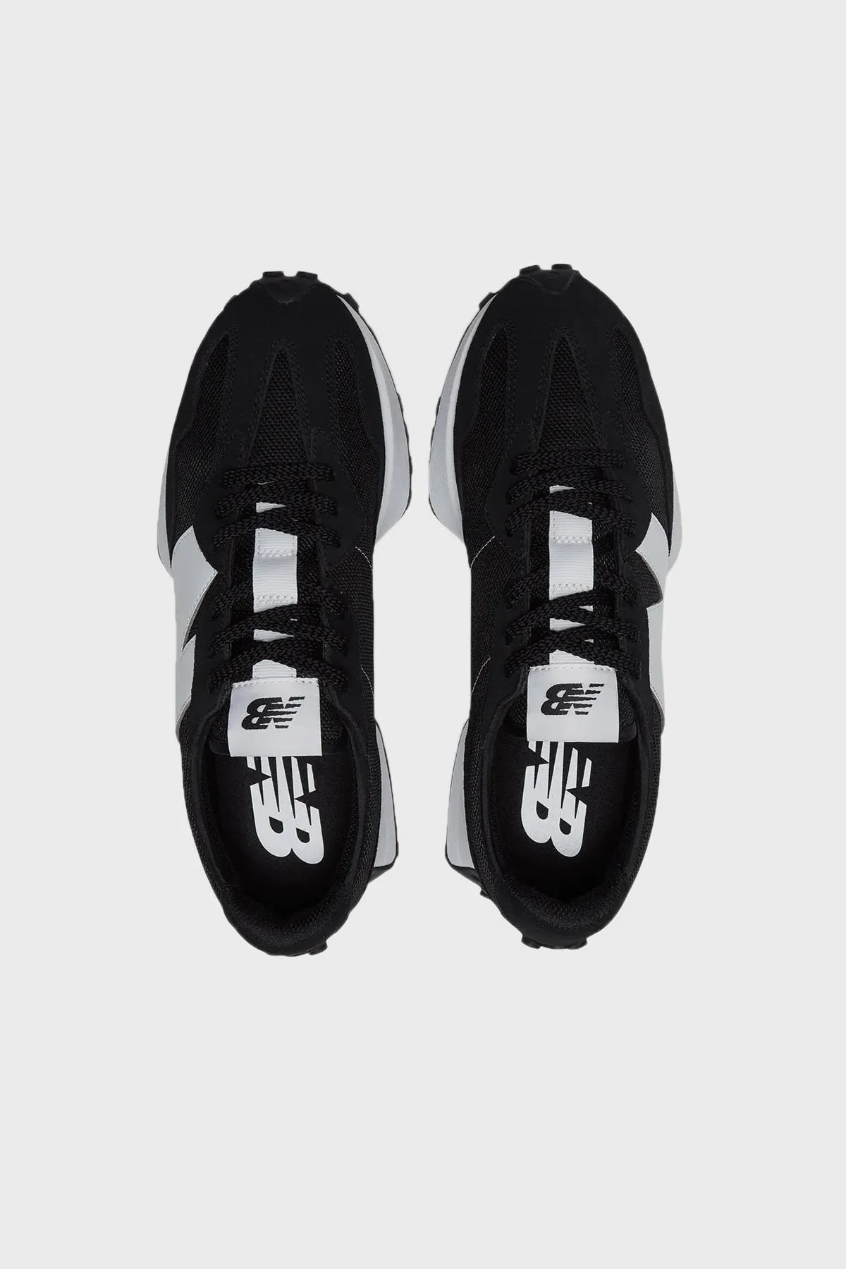 New Balance NB Lifestyle Logolu Sneaker Unisex Ayakkabı MS327CBW SİYAH - 3