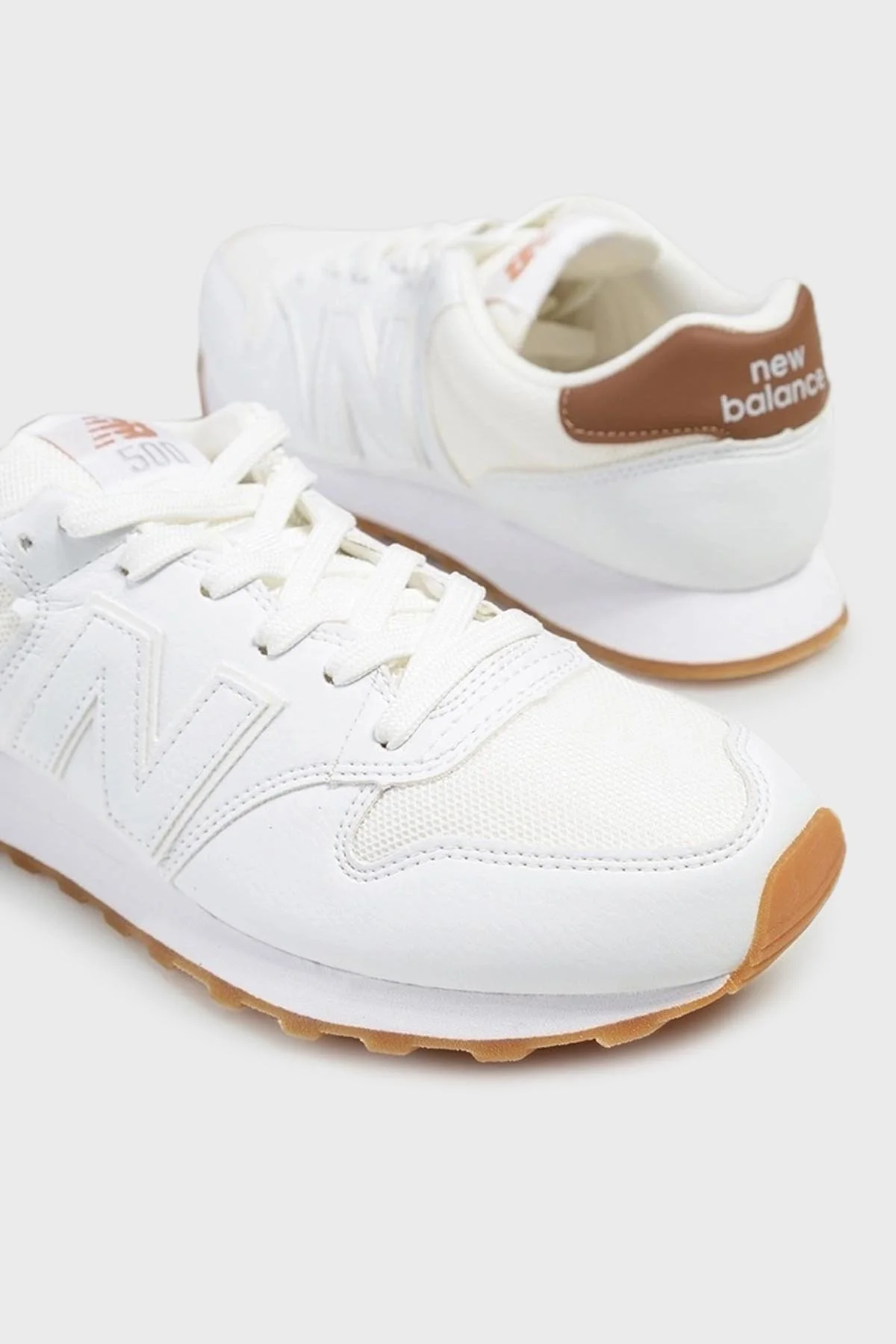 New Balance NB Lifestyle Sneaker Erkek Ayakkabı GM500WWT BEYAZ - 4