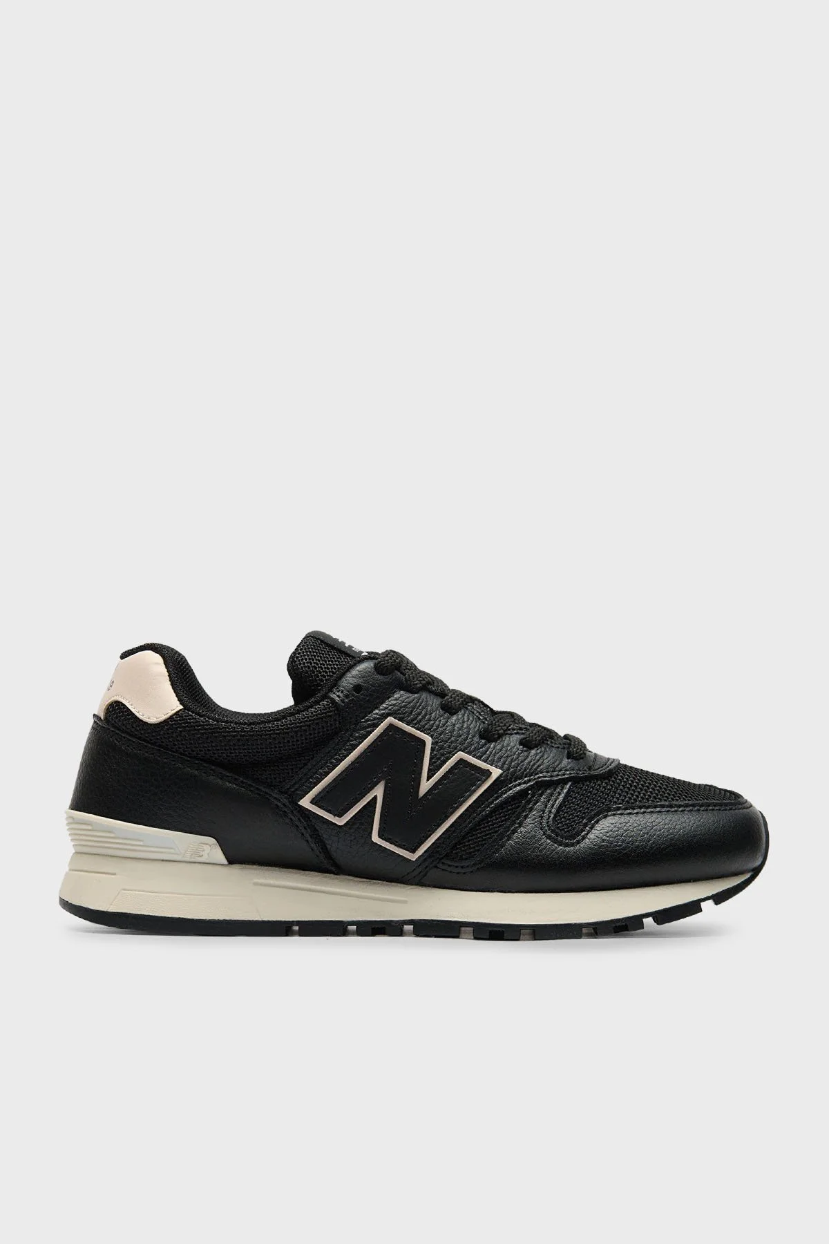 New Balance NB Lifestyle Süet Deri Karışımlı Logolu Erkek Ayakkabı ML565LBB SİYAH - 1