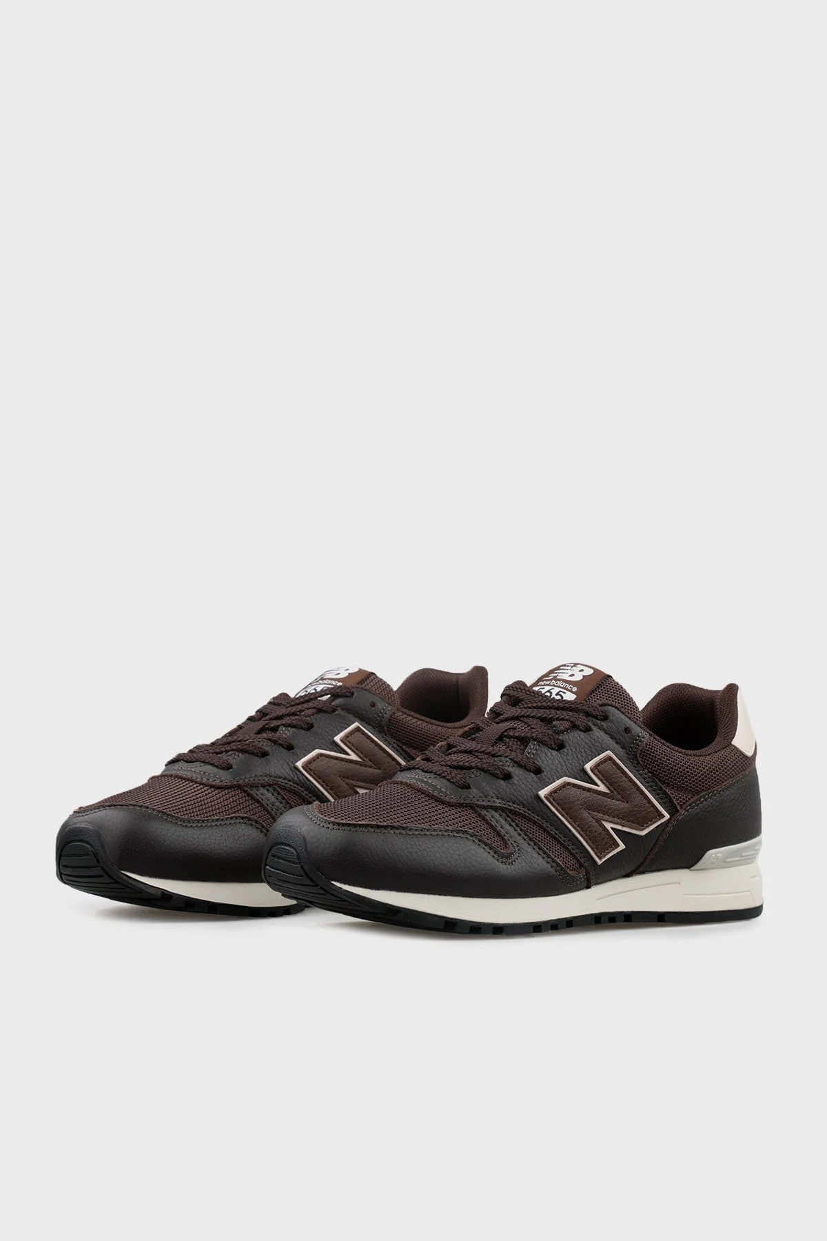 New Balance NB Lifestyle Süet Deri Karışımlı Logolu Erkek Ayakkabı ML565LDB KAHVE - 3