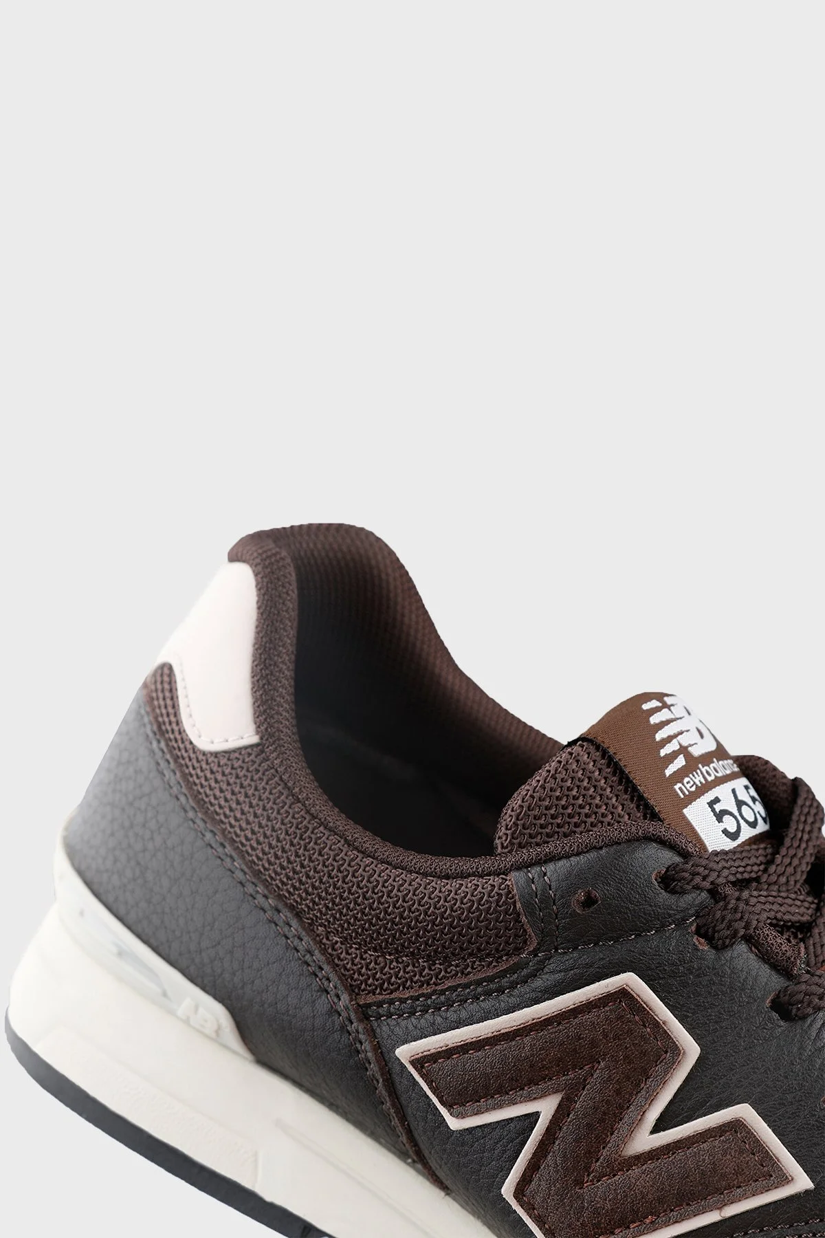 New Balance NB Lifestyle Süet Deri Karışımlı Logolu Erkek Ayakkabı ML565LDB KAHVE - 5