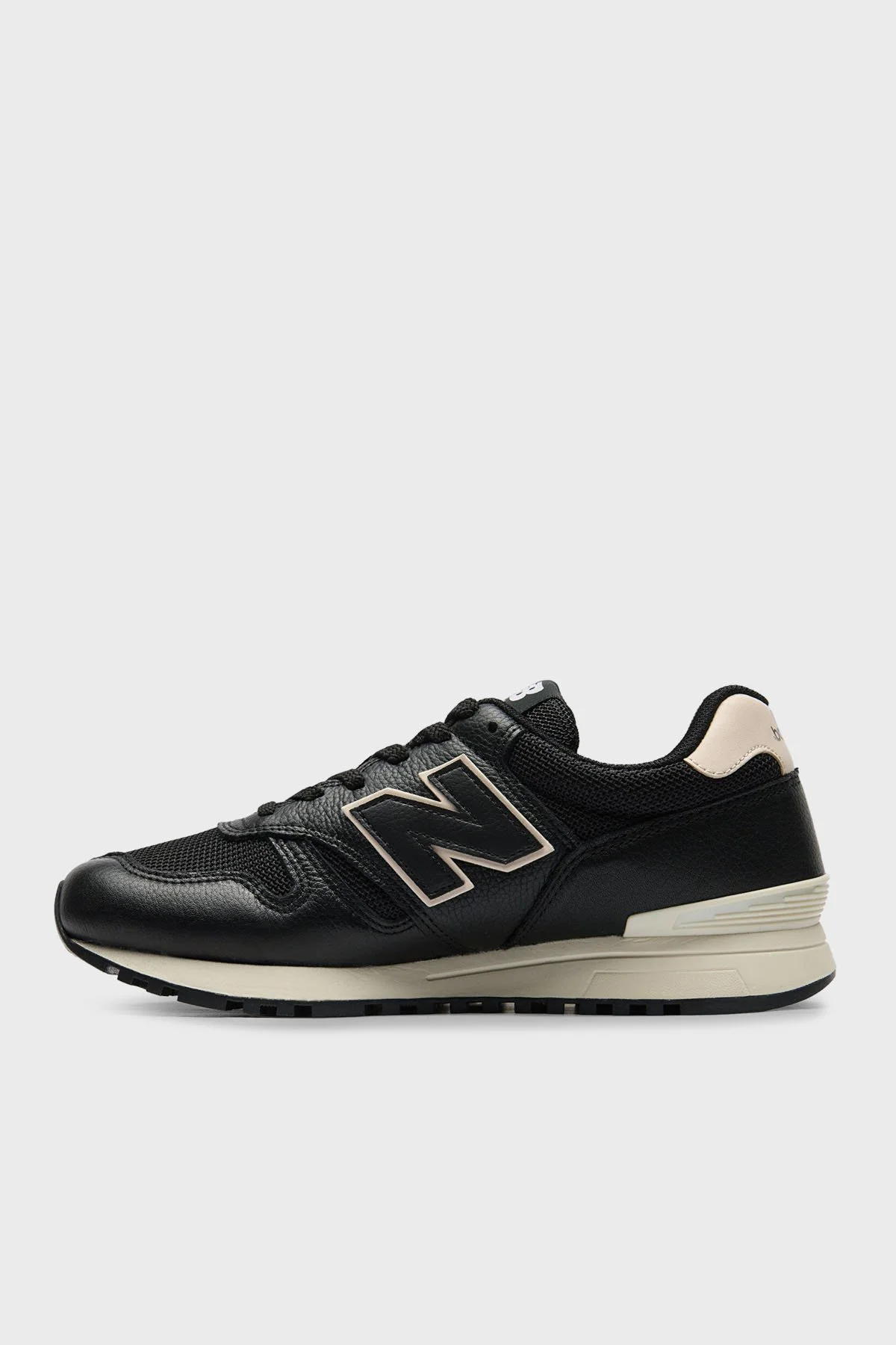 New Balance NB Lifestyle Süet Deri Karışımlı Logolu Sneaker Bayan Ayakkabı WL565LBB SİYAH - 2