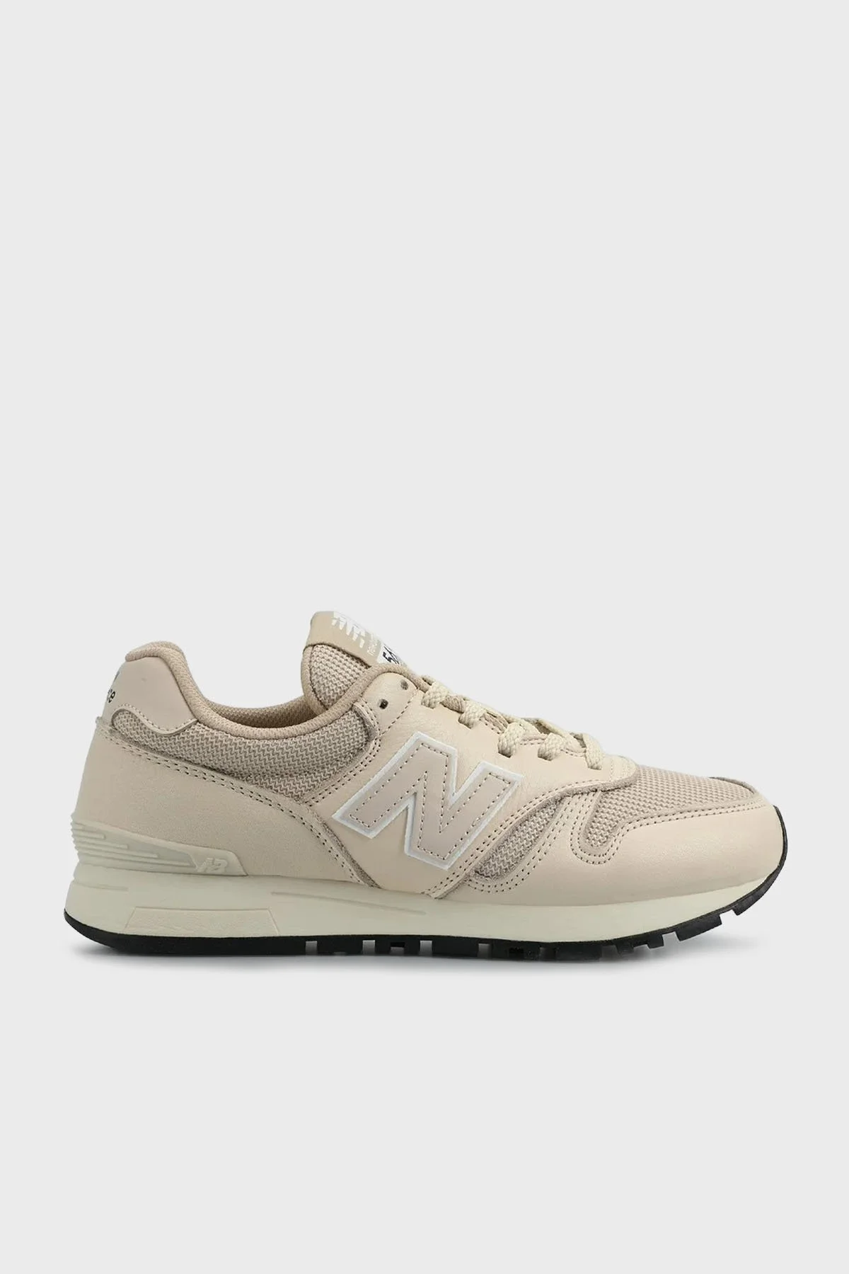 New Balance NB Lifestyle Süet Deri Karışımlı Logolu Sneaker Bayan Ayakkabı WL565LWW BEJ - 1