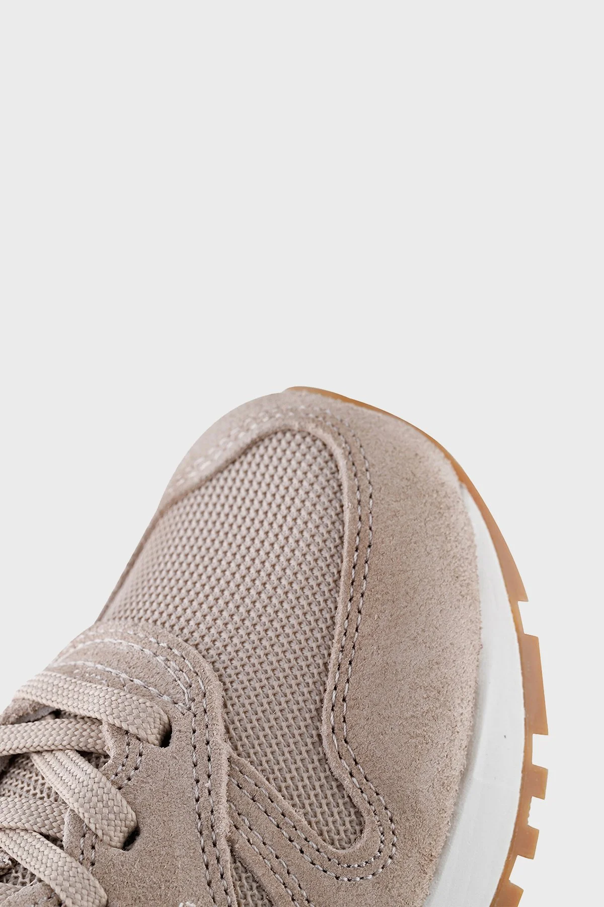 New Balance NB Lifestyle Süet Detaylı Sneaker Bayan Ayakkabı WL565CTG BEJ - 6