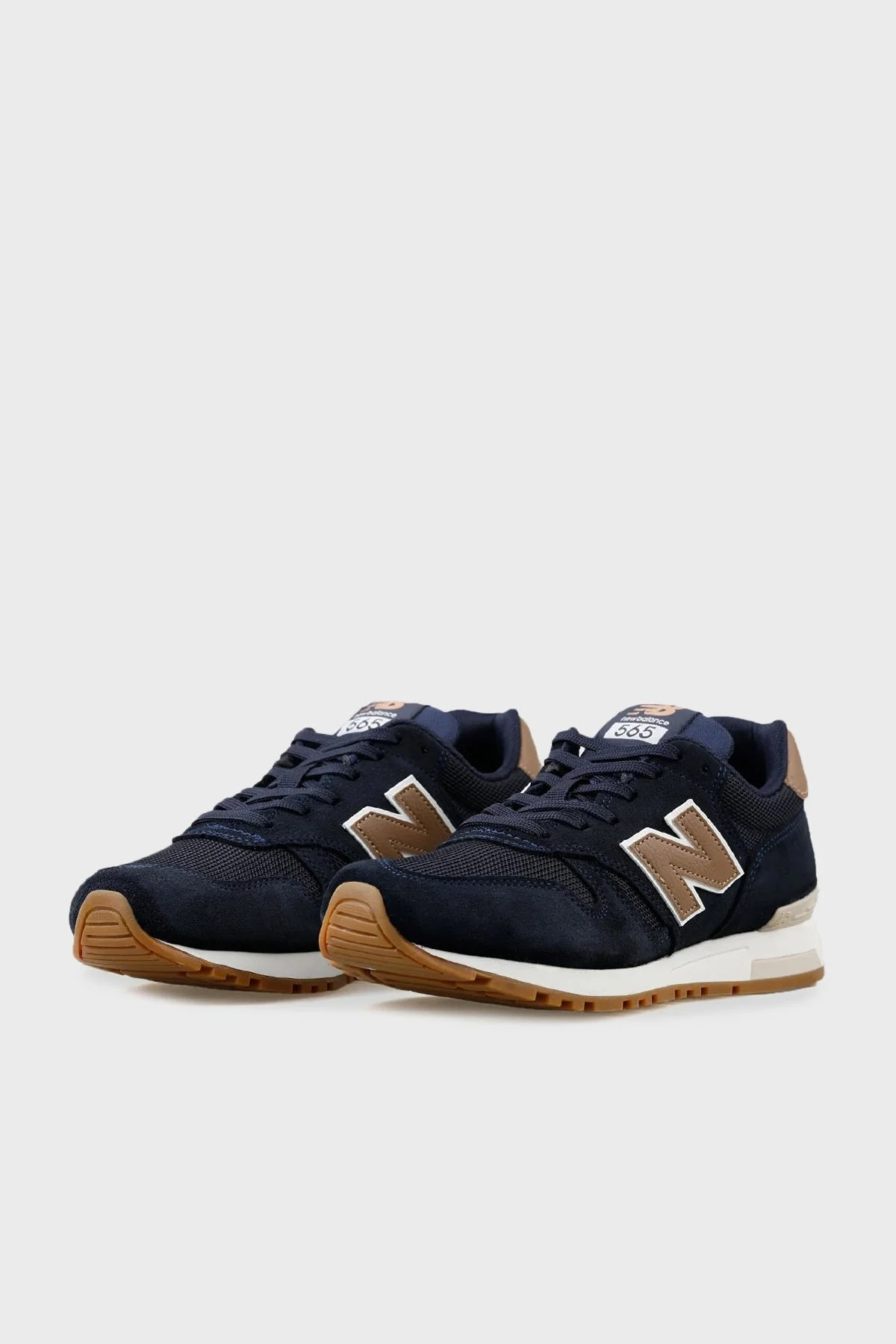 New Balance NB Lifestyle Süet Logolu Sneaker Erkek Ayakkabı ML565NTG LACİVERT - 8