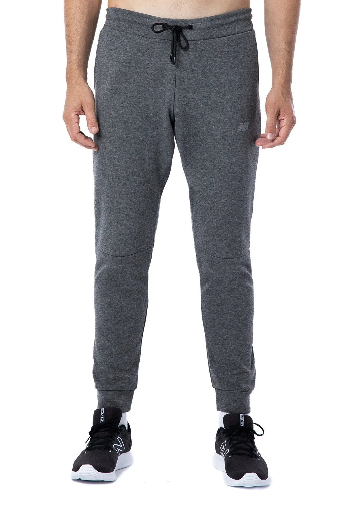 New Balance NB Mens Lifestyle Erkek Eşofman Altı MNP3804 CHC GRİ - 6