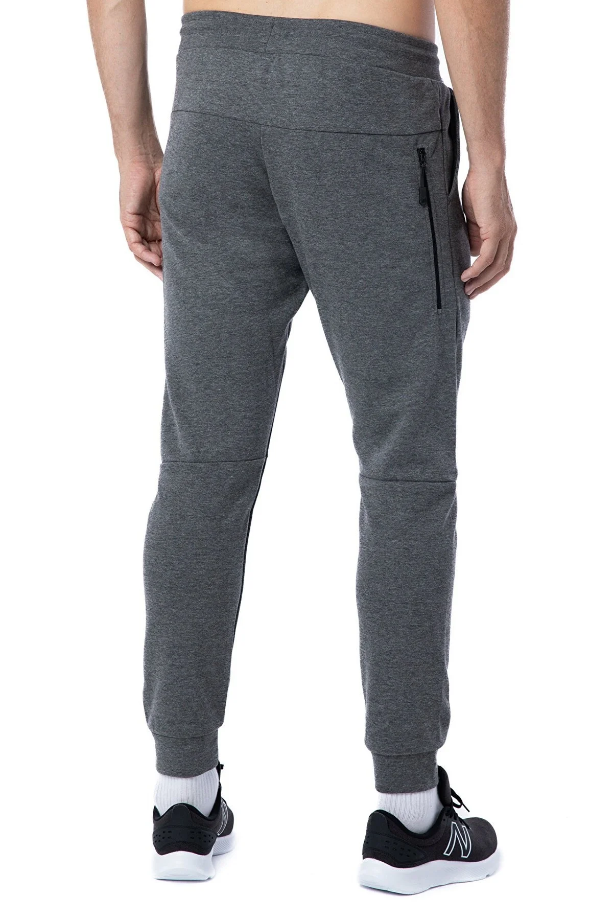 New Balance NB Mens Lifestyle Erkek Eşofman Altı MNP3804 CHC GRİ - 8