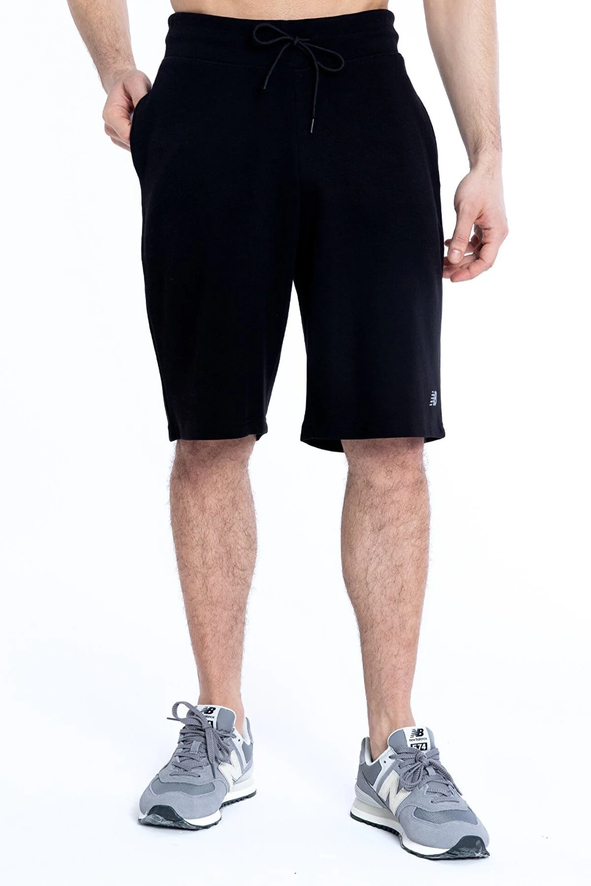 New Balance NB Mens Lifestyle Erkek Short MNS1962 BKW SİYAH - 1