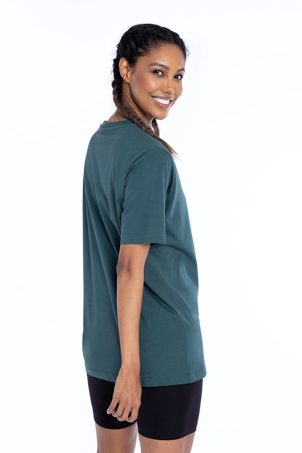 New Balance NB Unisex Lifesyle Relaxed Fit T Shirt UNT1311 PNE YEŞİL - 8