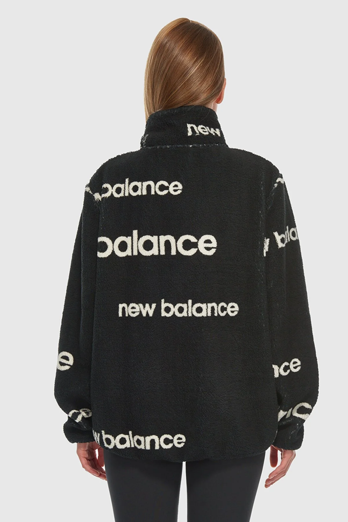 New Balance Regular Fit Logolu Dik Yaka Unisex Sweat 0UNC3358BK SİYAH - 5