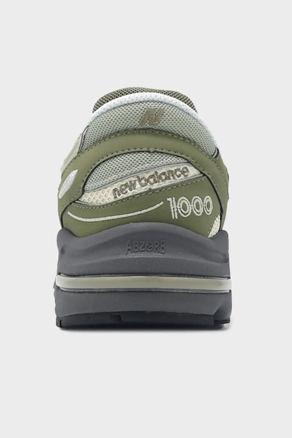 New Balance Süet Detaylı Logolu Sneaker Erkek Ayakkabı M1000MEO HAKİ - 4