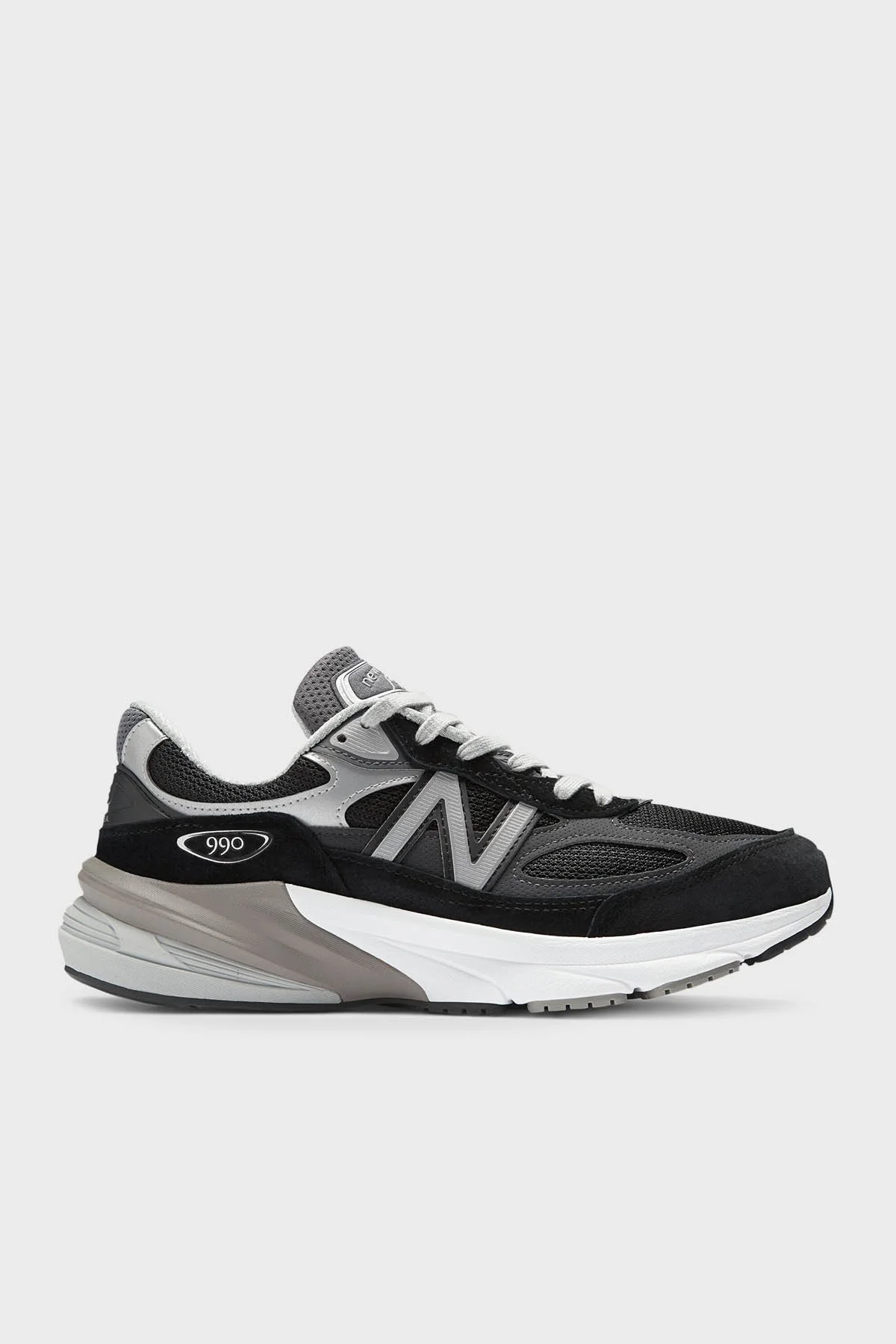 New Balance Süet Detaylı Logolu Sneaker Erkek Ayakkabı M990BK6 SİYAH - 1