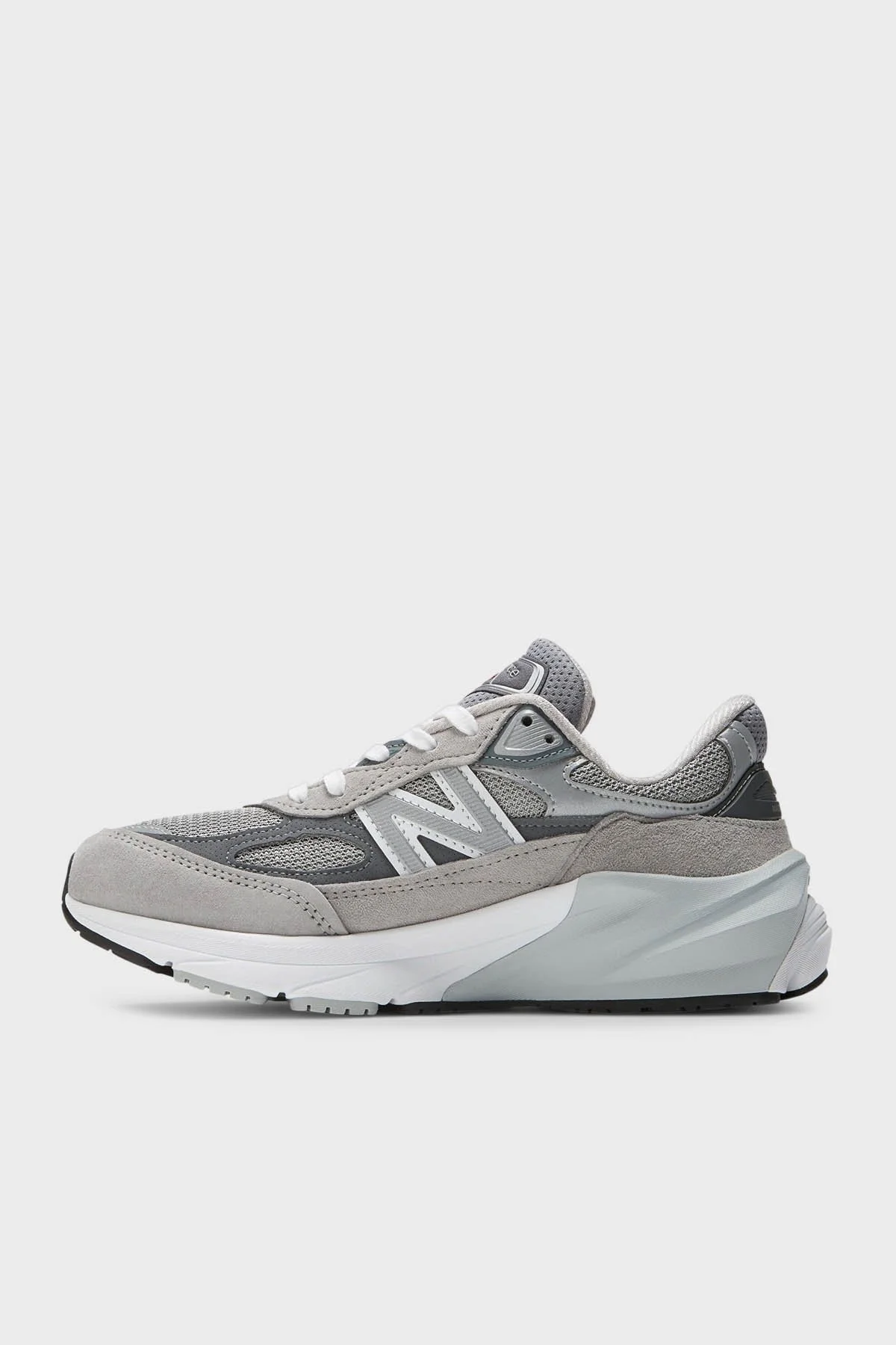 New Balance Süet Detaylı Logolu Sneaker Erkek Ayakkabı M990GL6 GRİ - 2