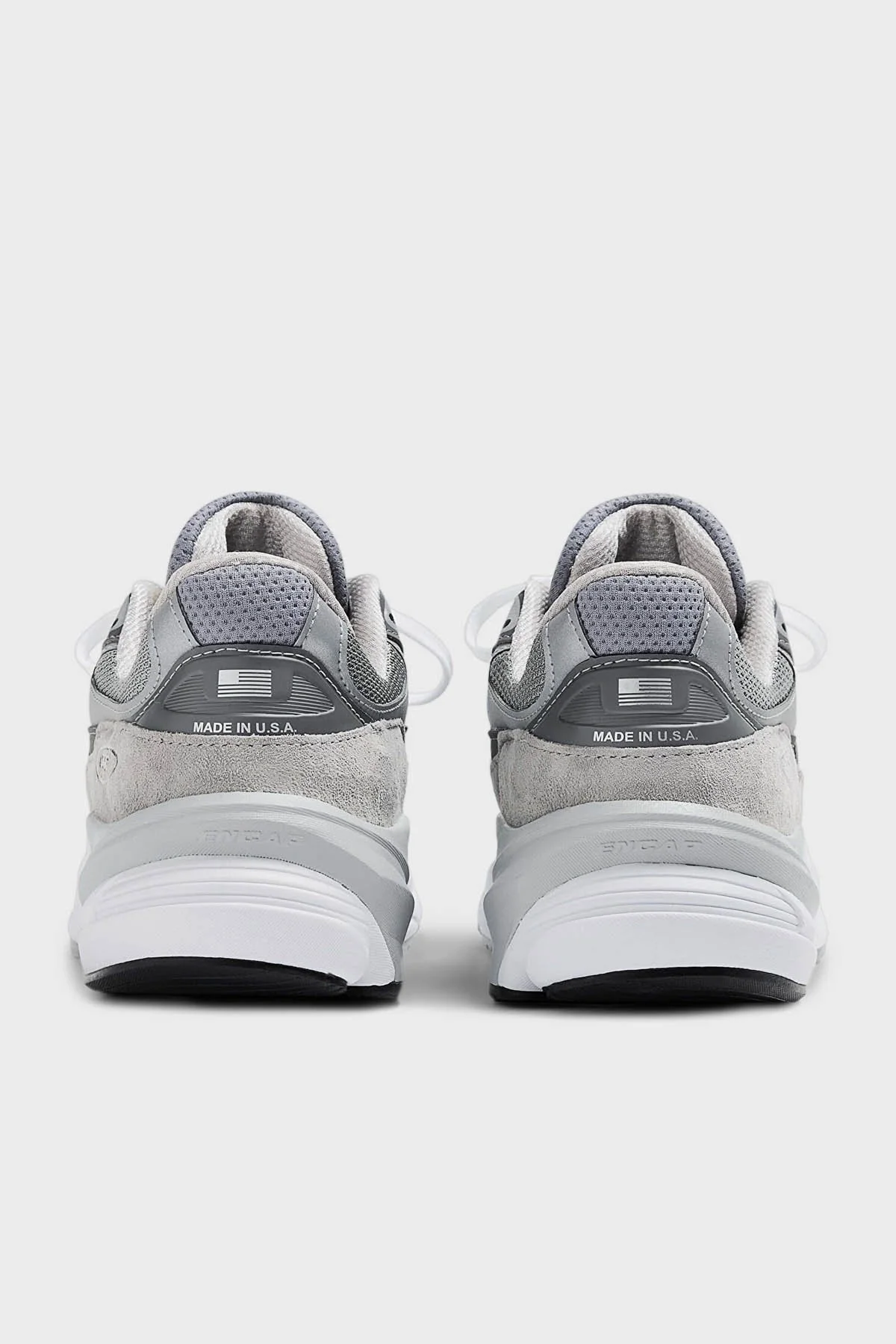 New Balance Süet Detaylı Logolu Sneaker Erkek Ayakkabı M990GL6 GRİ - 5