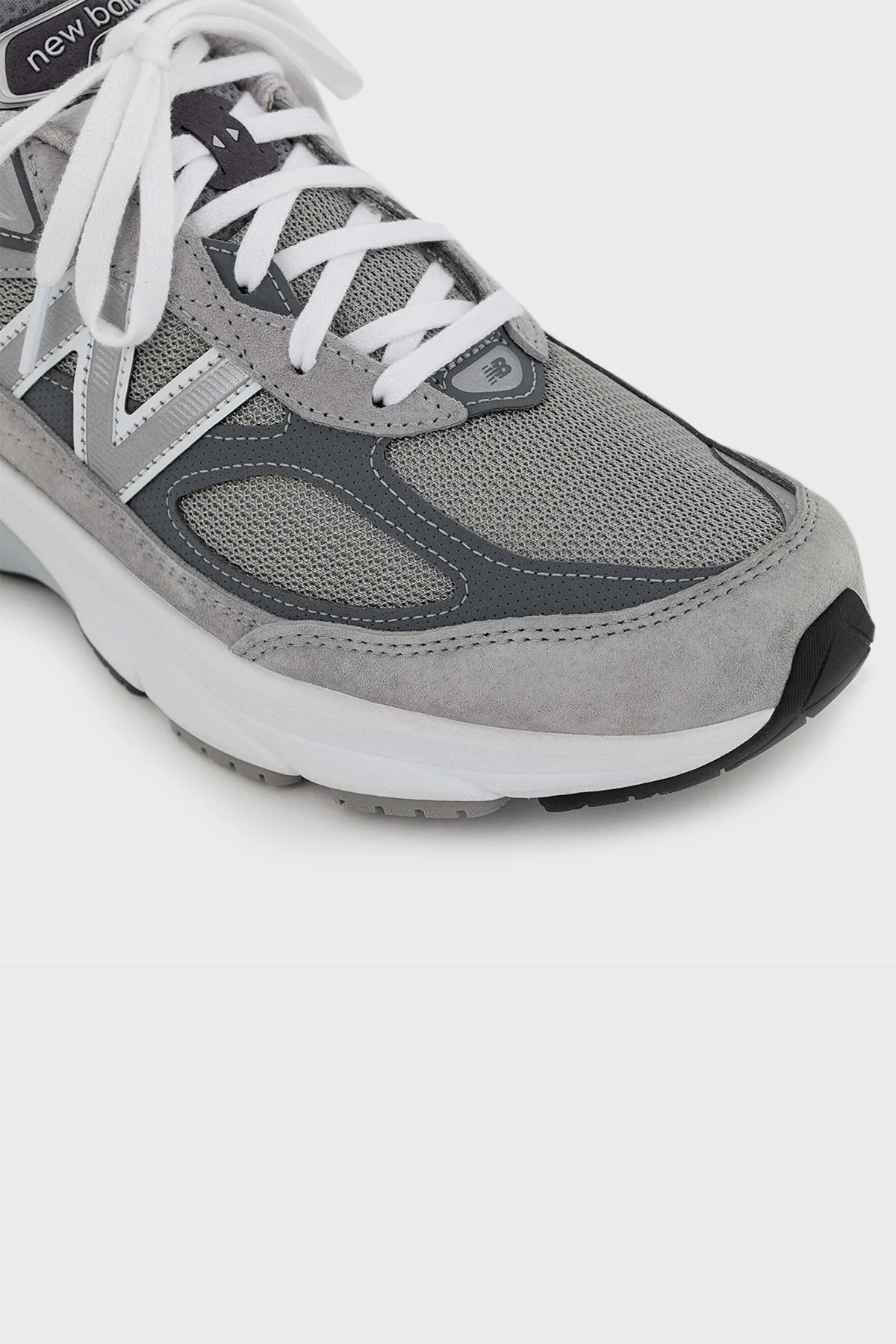 New Balance Süet Detaylı Logolu Sneaker Erkek Ayakkabı M990GL6 GRİ - 6