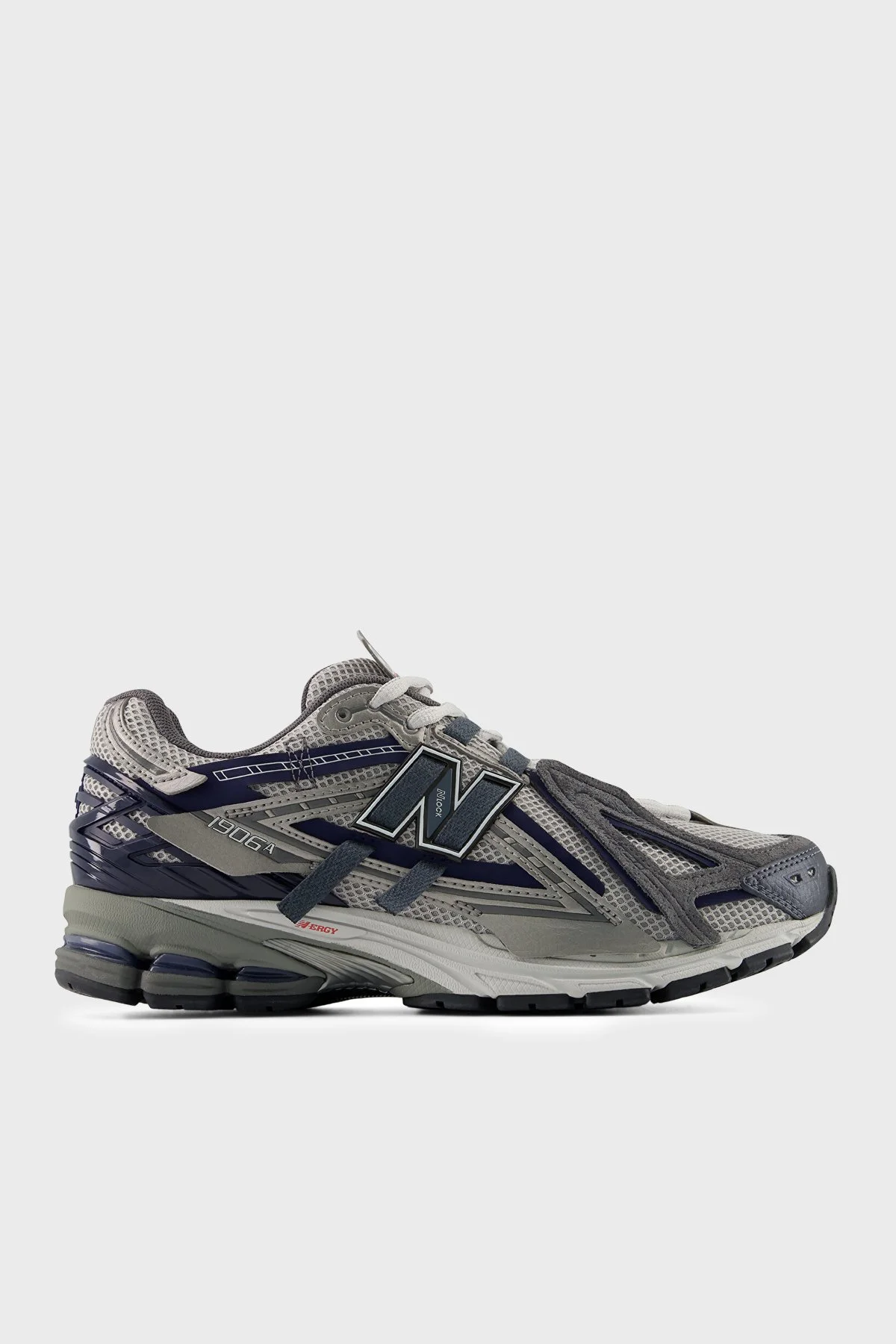 New Balance Süet Detaylı Logolu Sneaker Unisex Ayakkabı U19064F6 GRİ-LACİVERT - 1