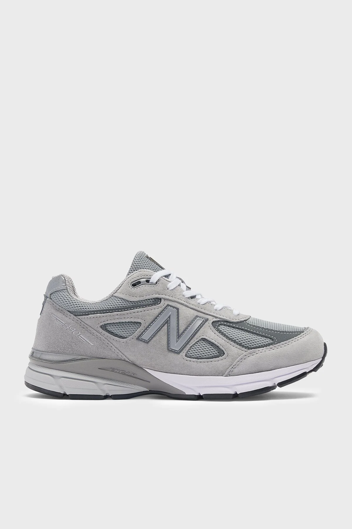 New Balance Süet Detaylı Logolu Sneaker Unisex Ayakkabı U990GR4 GRİ - 1