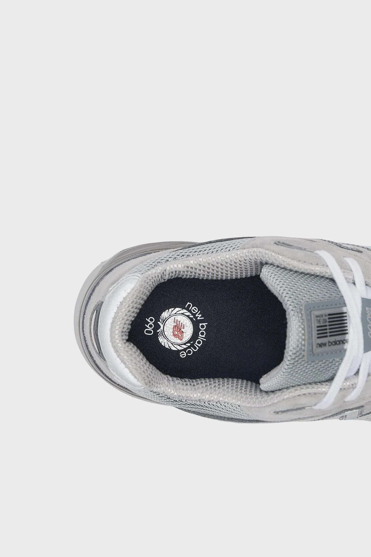 New Balance Süet Detaylı Logolu Sneaker Unisex Ayakkabı U990GR4 GRİ - 6