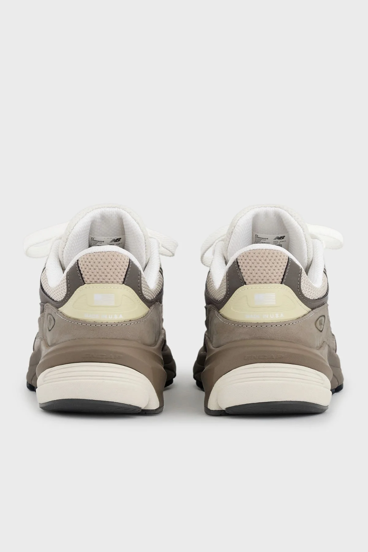 New Balance Süet Logolu Bağcıklı Sneaker Erkek Ayakkabı U990SG6 SÜTLÜ KAHVE - 5