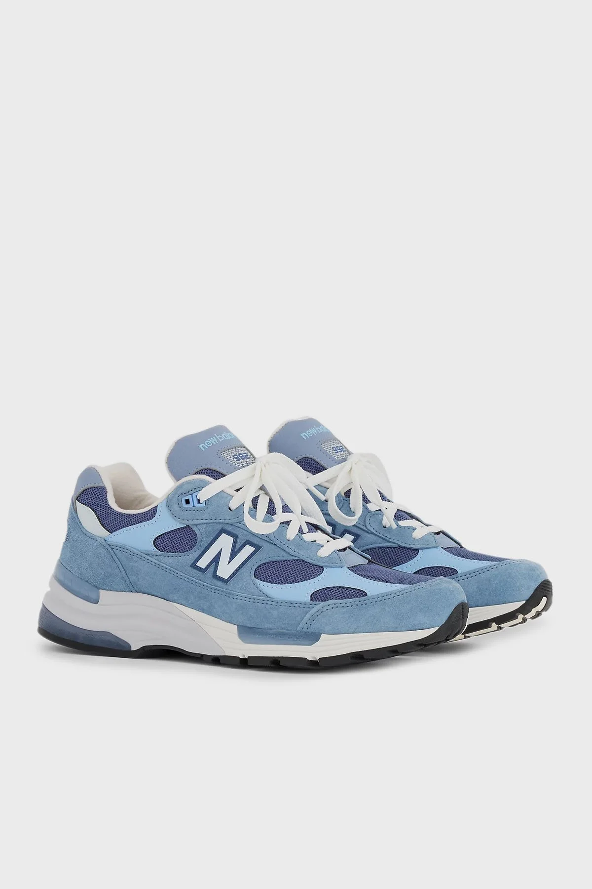 New Balance Süet Logolu Bağcıklı Sneaker Erkek Ayakkabı U992TO MAVİ - 4