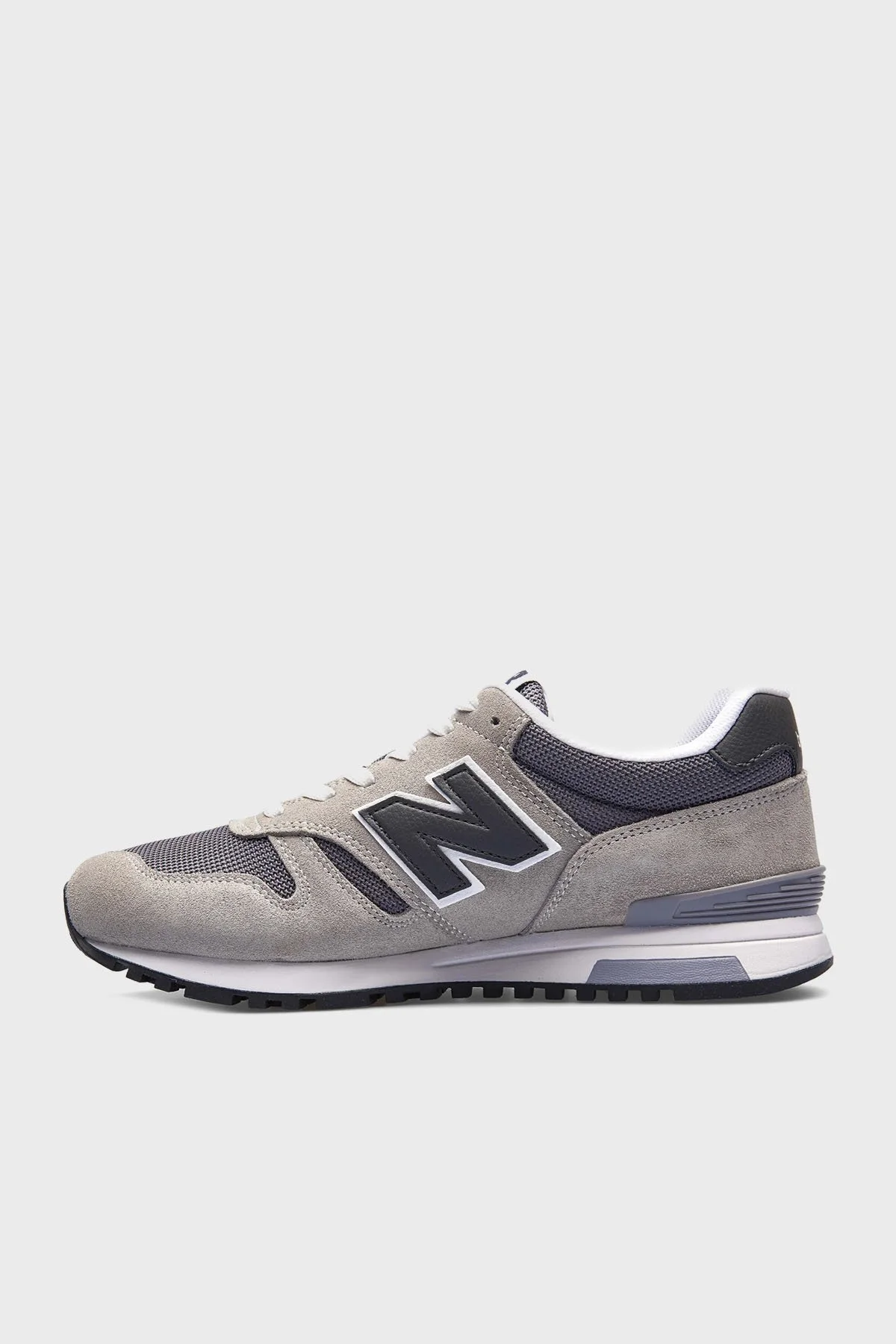 New Balance Süet Logolu Sneaker NB Lifestyle Erkek Ayakkabı ML565GAB GRİ - 6
