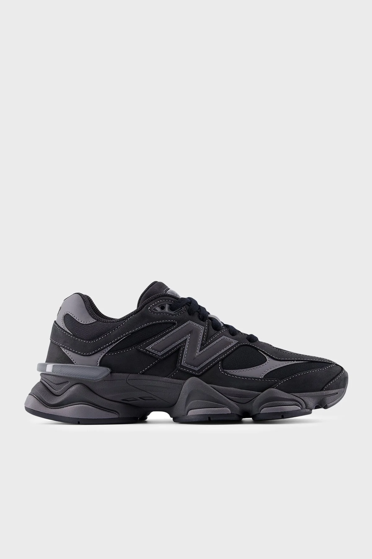 New Balance Süet Logolu Sneaker Unisex Ayakkabı U906079E SİYAH - 1