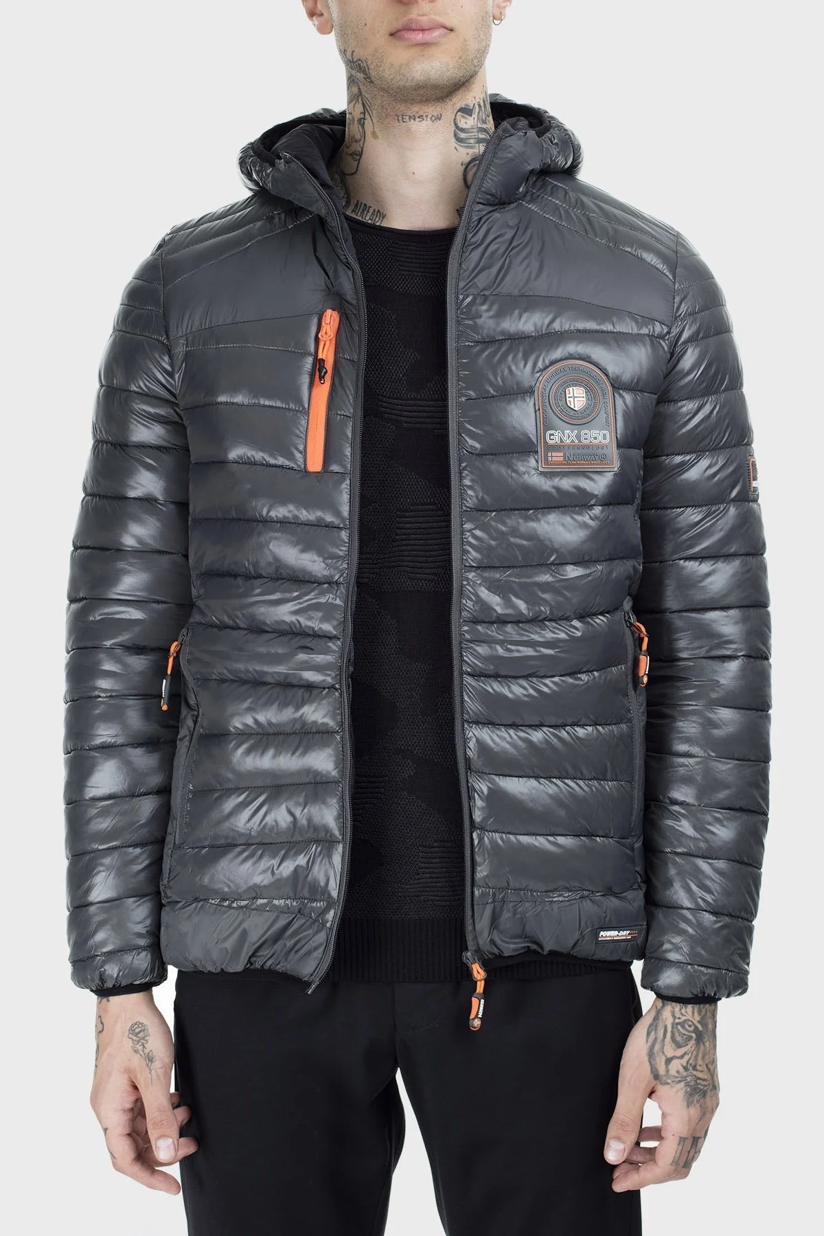 Norway Geographical Erkek Parka BRIOUT KOYU GRİ - 4