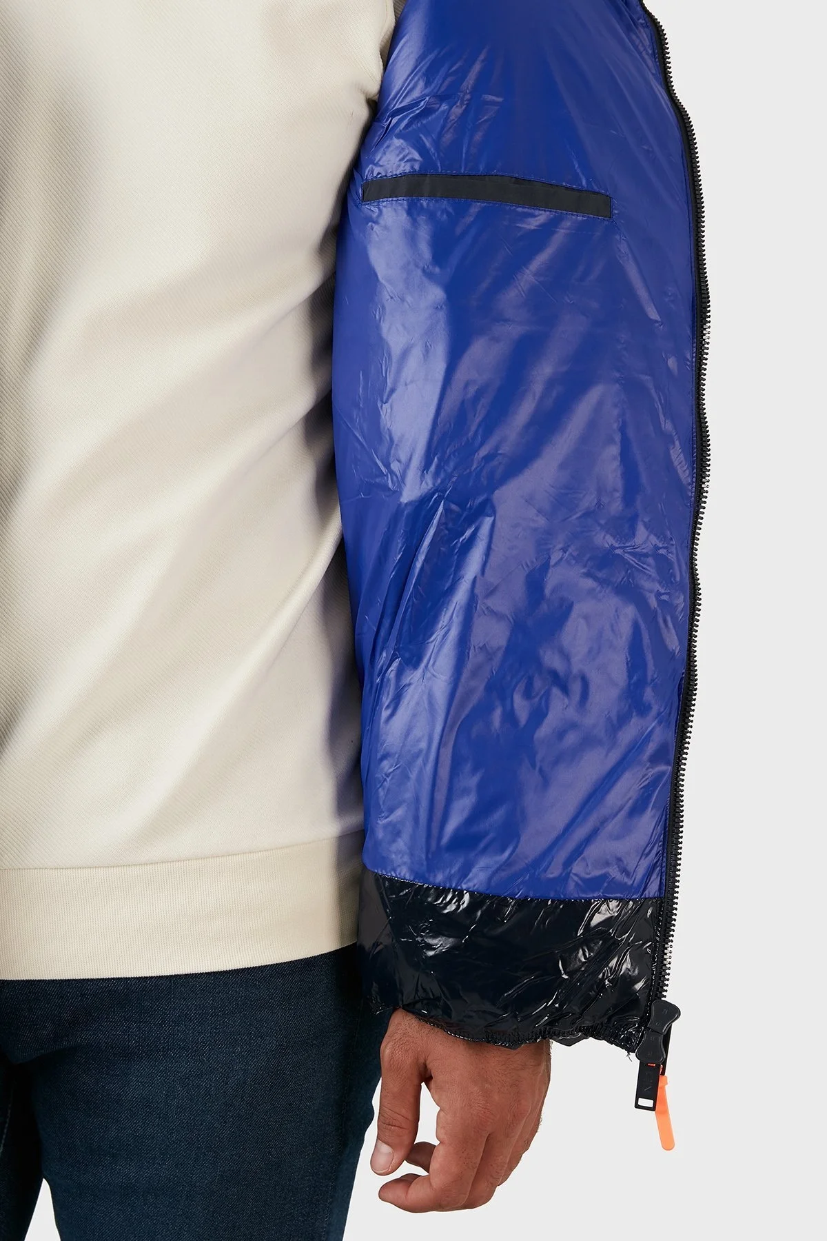 Norway Geographical Fermuarlı Kapüşonlu Şişme Erkek Mont ADVENTOR LACİVERT - 5