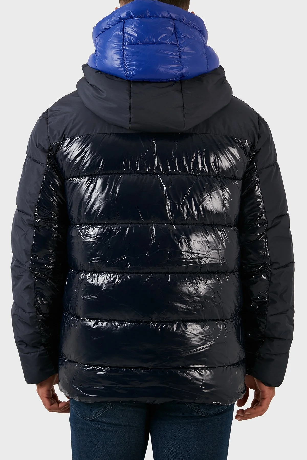 Norway Geographical Fermuarlı Kapüşonlu Şişme Erkek Mont ADVENTOR LACİVERT - 6