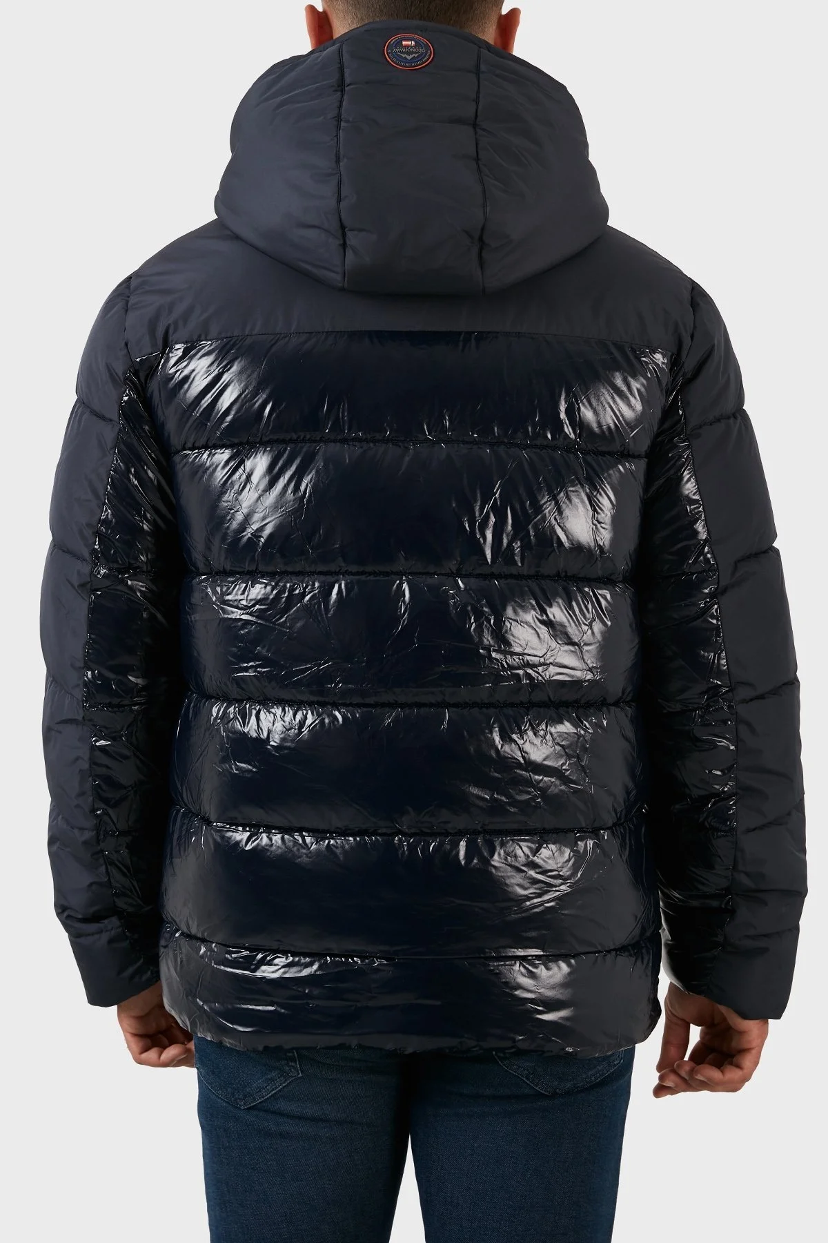 Norway Geographical Fermuarlı Kapüşonlu Şişme Erkek Mont ADVENTOR LACİVERT - 7