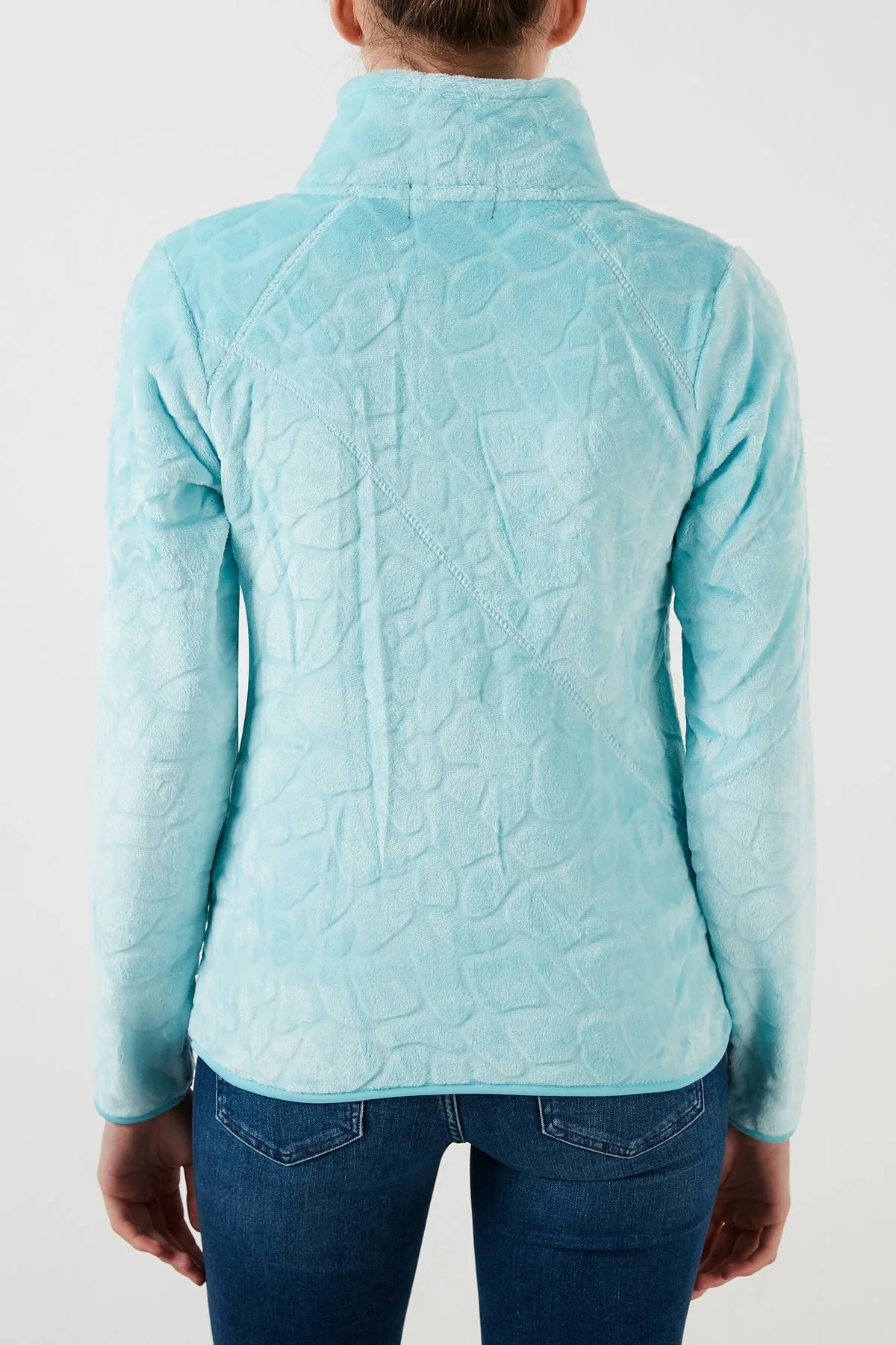 Norway Geographical Fermuarlı Yumuşak Dokulu Soğuğa Dayanıklı Outdoor Bayan Polar UNIVERS TURKUAZ - 2