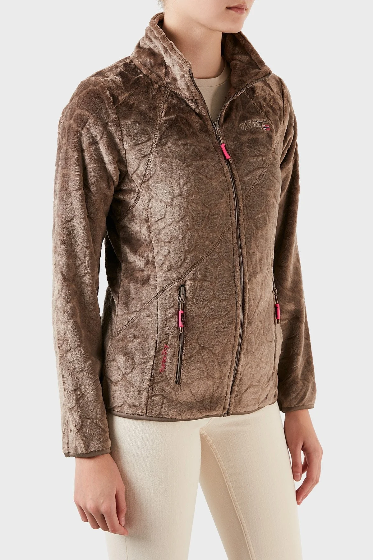 Norway Geographical Fermuarlı Yumuşak Dokulu Soğuğa Dayanıklı Outdoor Bayan Polar UNIVERS VİZON - 2