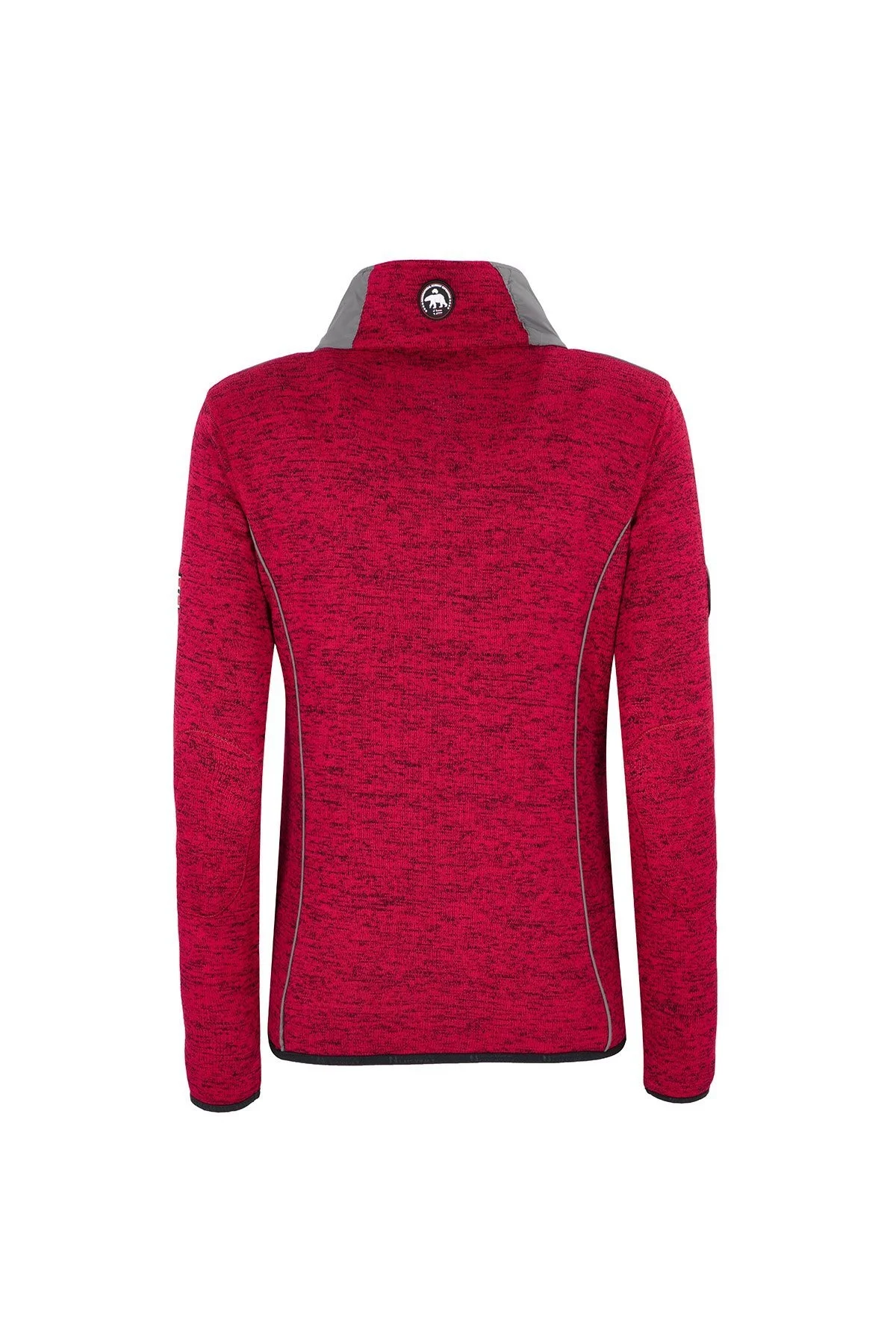 Norway Geographical Logolu Soğuğa Karşı Dayanıklı Dik Yaka Bayan Polar TINA KIRMIZI - 2