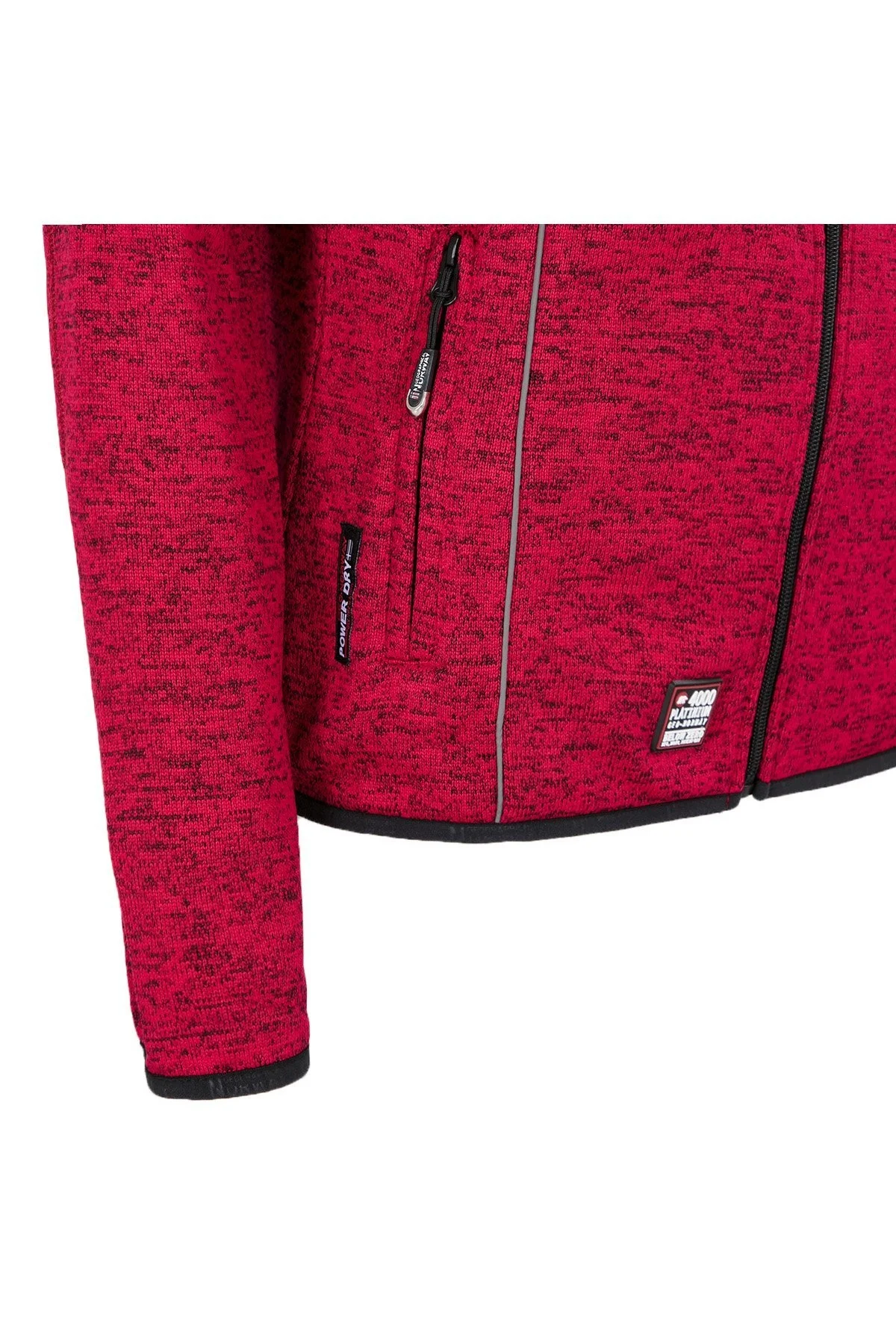 Norway Geographical Logolu Soğuğa Karşı Dayanıklı Dik Yaka Bayan Polar TINA KIRMIZI - 7