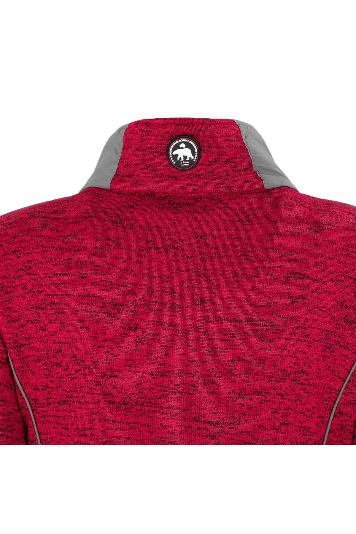 Norway Geographical Logolu Soğuğa Karşı Dayanıklı Dik Yaka Bayan Polar TINA KIRMIZI - 8