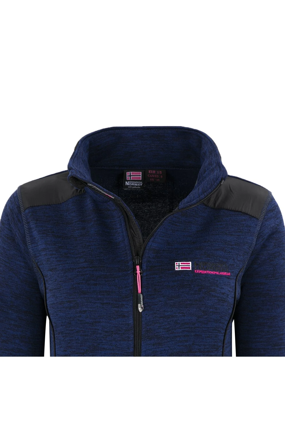 Norway Geographical Logolu Soğuğa Karşı Dayanıklı Dik Yaka Bayan Polar TINA LACİVERT - 3