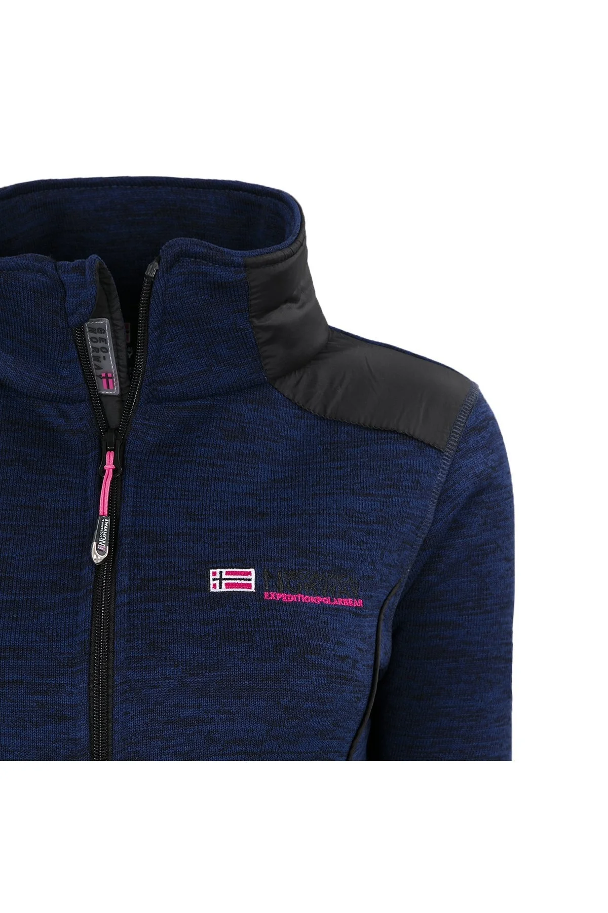 Norway Geographical Logolu Soğuğa Karşı Dayanıklı Dik Yaka Bayan Polar TINA LACİVERT - 4