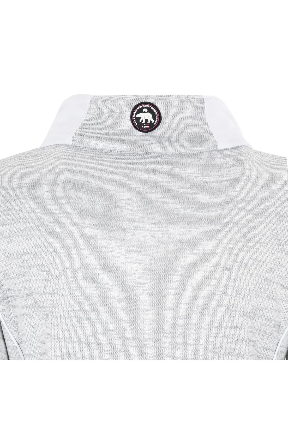 Norway Geographical Logolu Soğuğa Karşı Dayanıklı Dik Yaka Bayan Polar TINA BEYAZ - 7