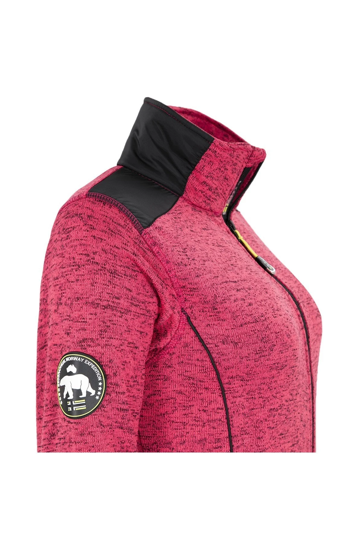 Norway Geographical Logolu Soğuğa Karşı Dayanıklı Dik Yaka Bayan Polar TINA PEMBE - 6