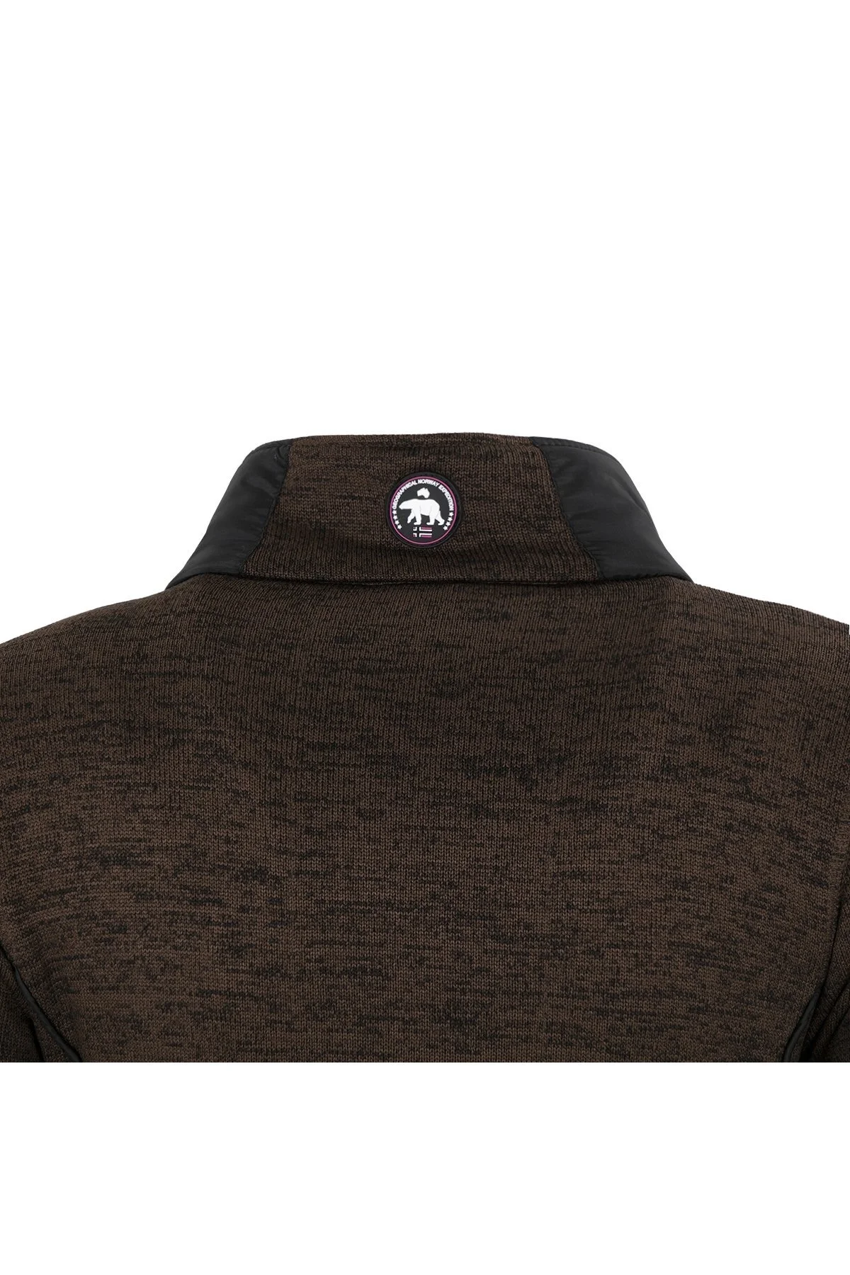 Norway Geographical Logolu Soğuğa Karşı Dayanıklı Dik Yaka Bayan Polar TINA KAHVE - 8