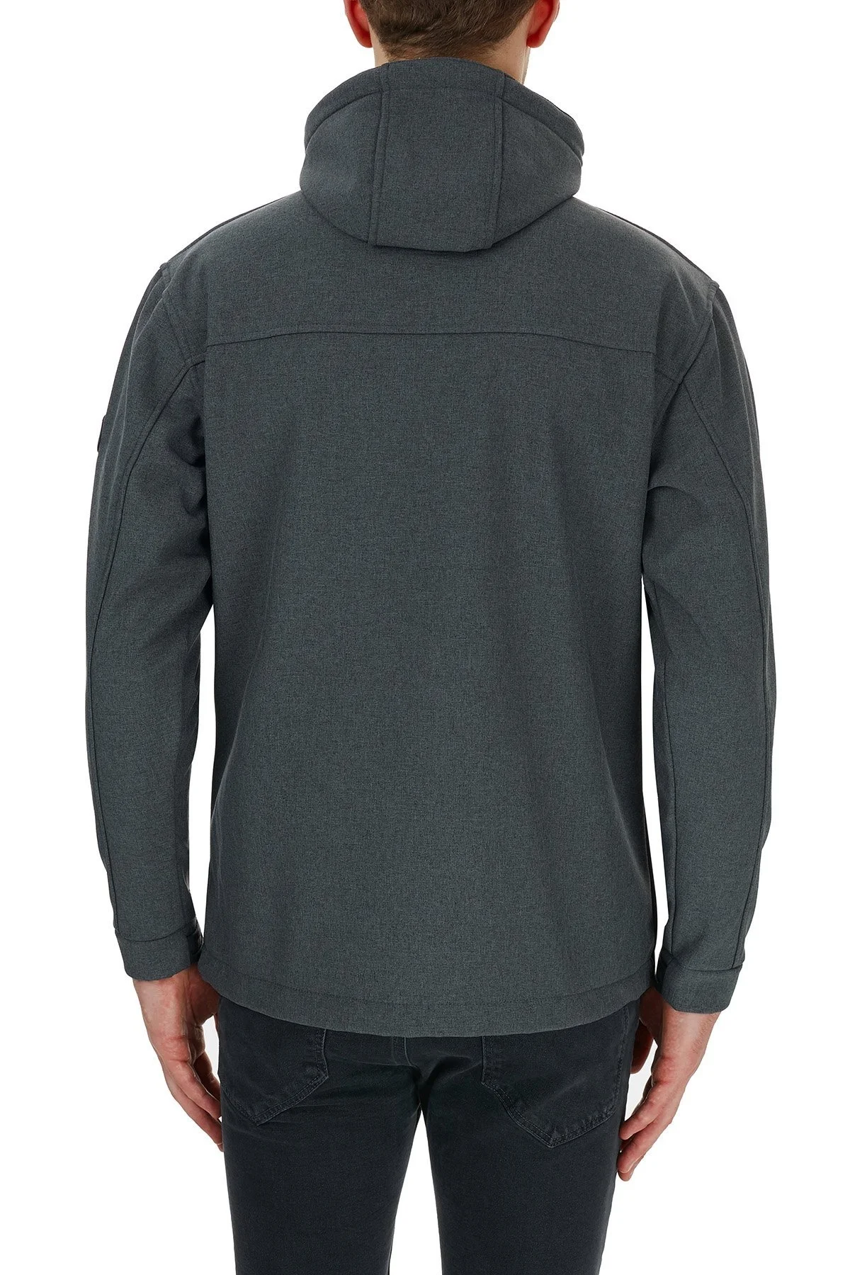 Norway Geographical Kapüşonlu Outdoor Erkek Mont TEMIX Koyu Gri-Yeşil - 6