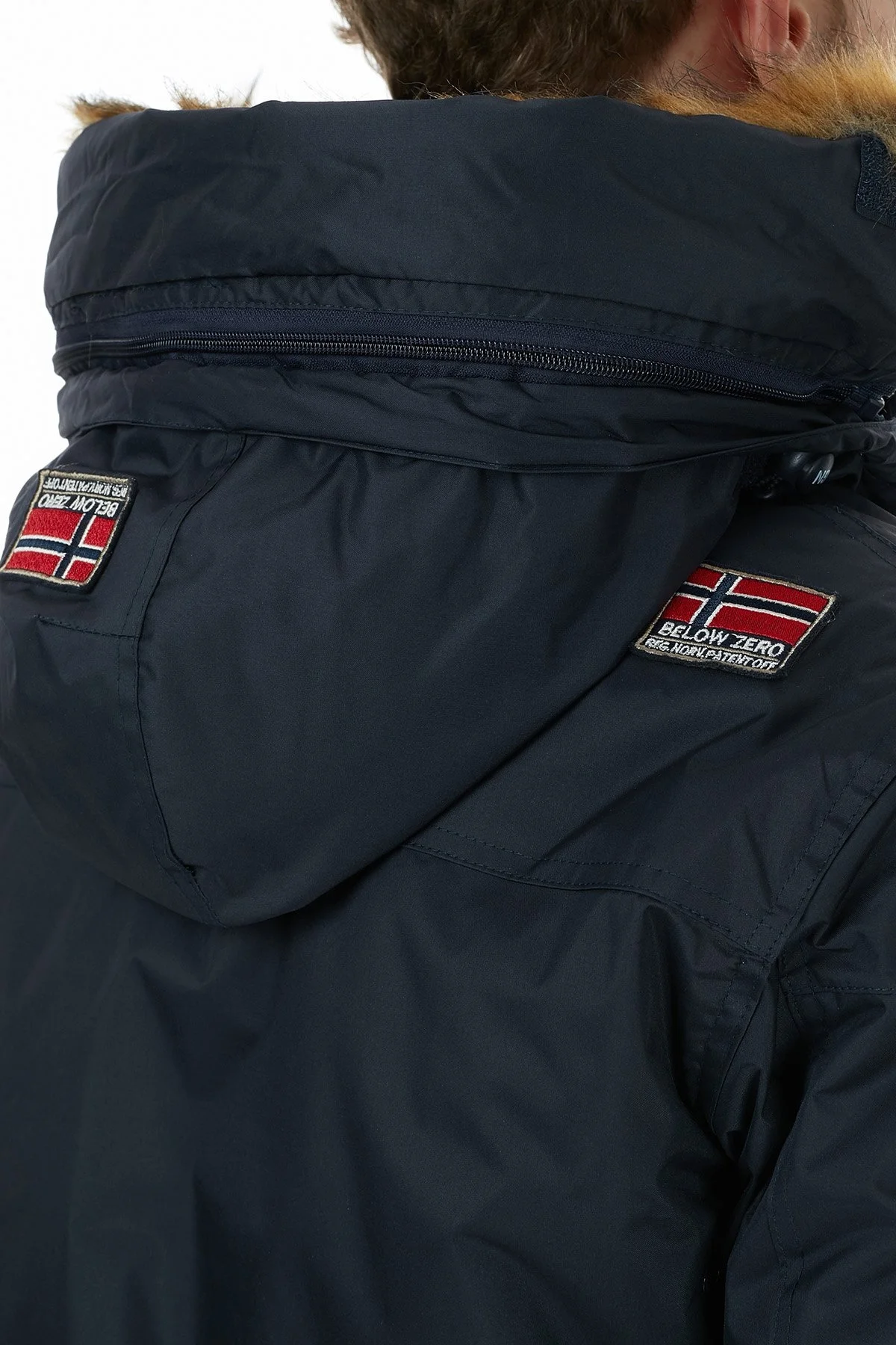 Norway Geographical Kapüşonlu Outdoor Erkek Parka BARMAN LACİVERT - 8