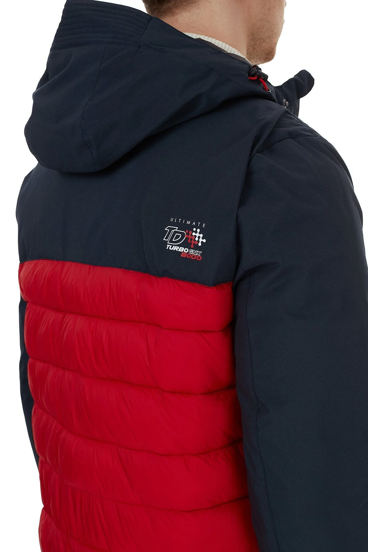 Norway Geographical Kapüşonlu Outdoor Erkek Parka BENOIT KIRMIZI-LACİVERT - 9