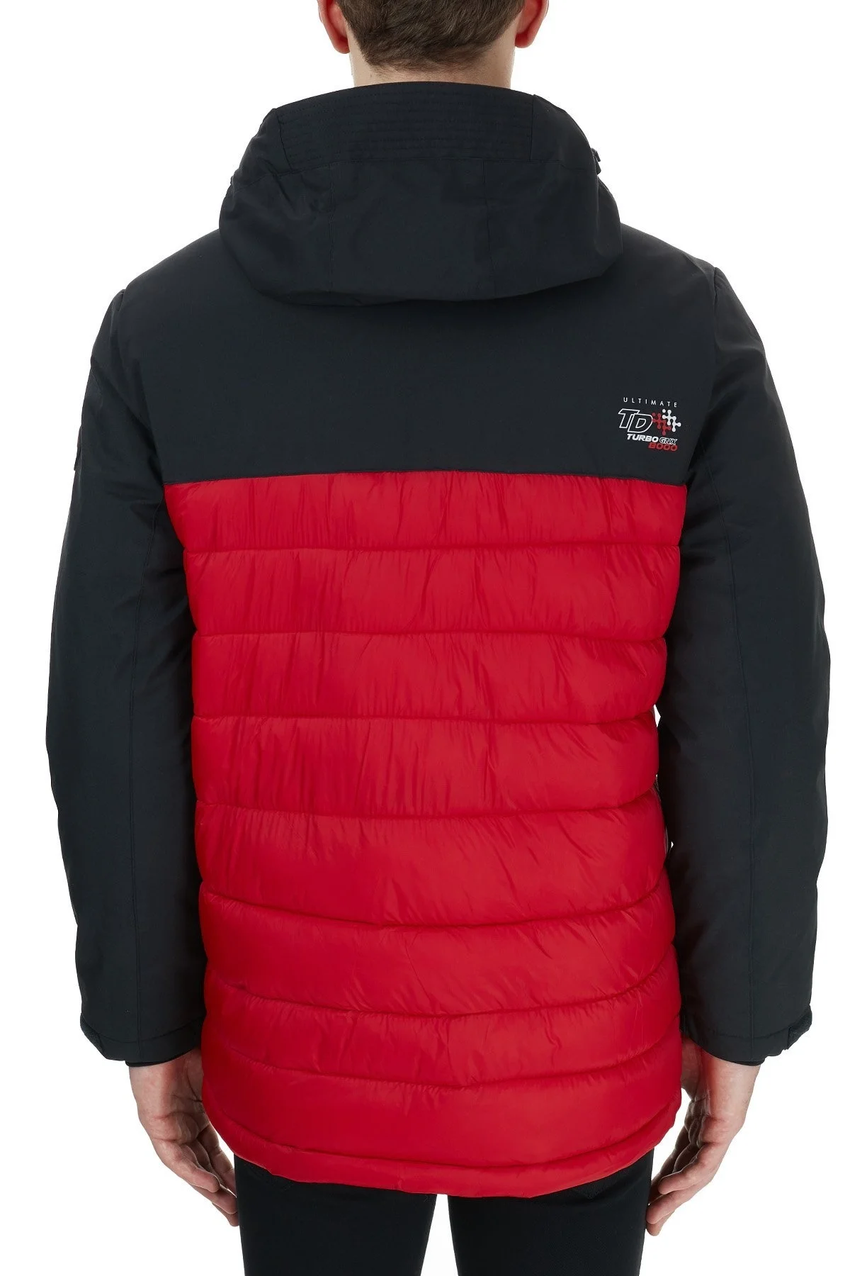 Norway Geographical Kapüşonlu Outdoor Erkek Parka BENOIT KIRMIZI-SİYAH - 5