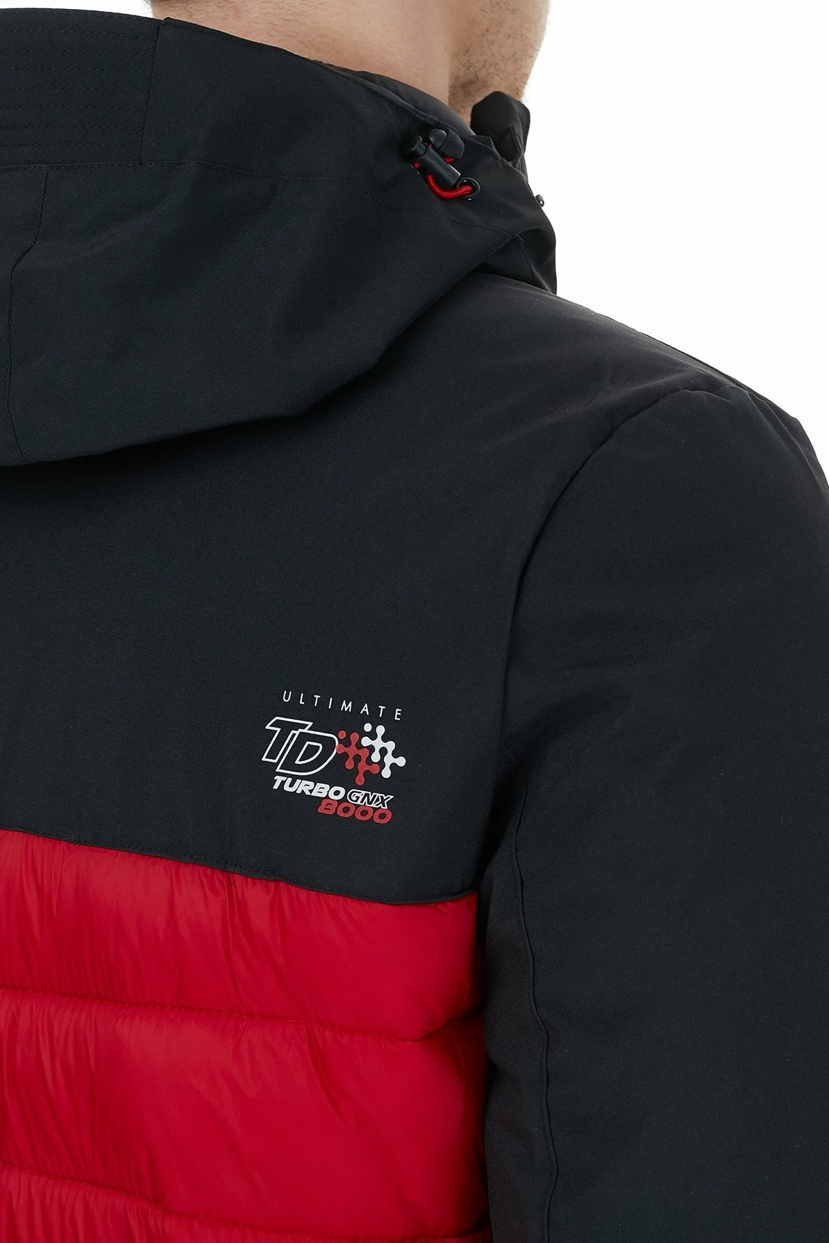 Norway Geographical Kapüşonlu Outdoor Erkek Parka BENOIT KIRMIZI-SİYAH - 9