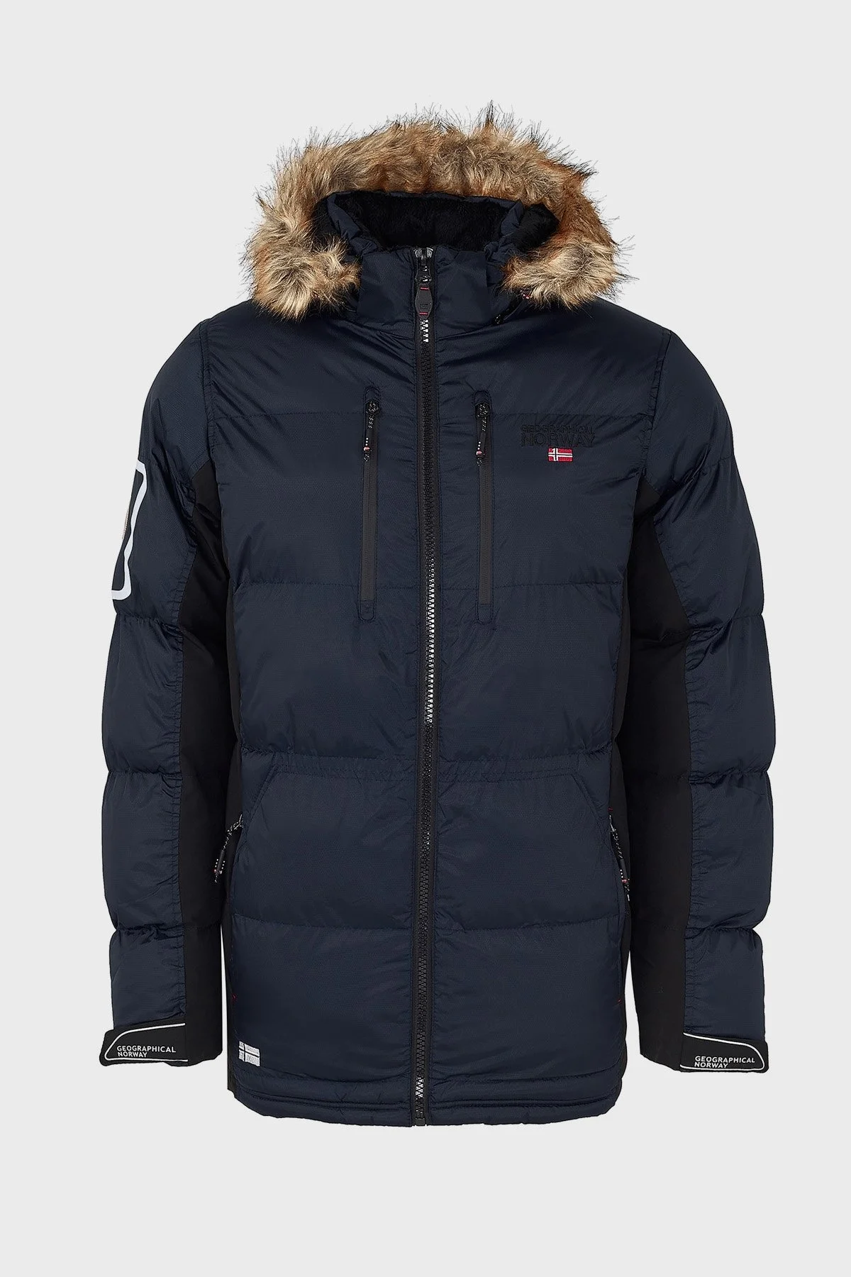 Norway Geographical Kapüşonlu Outdoor Erkek Parka DANONE LACİVERT - 1