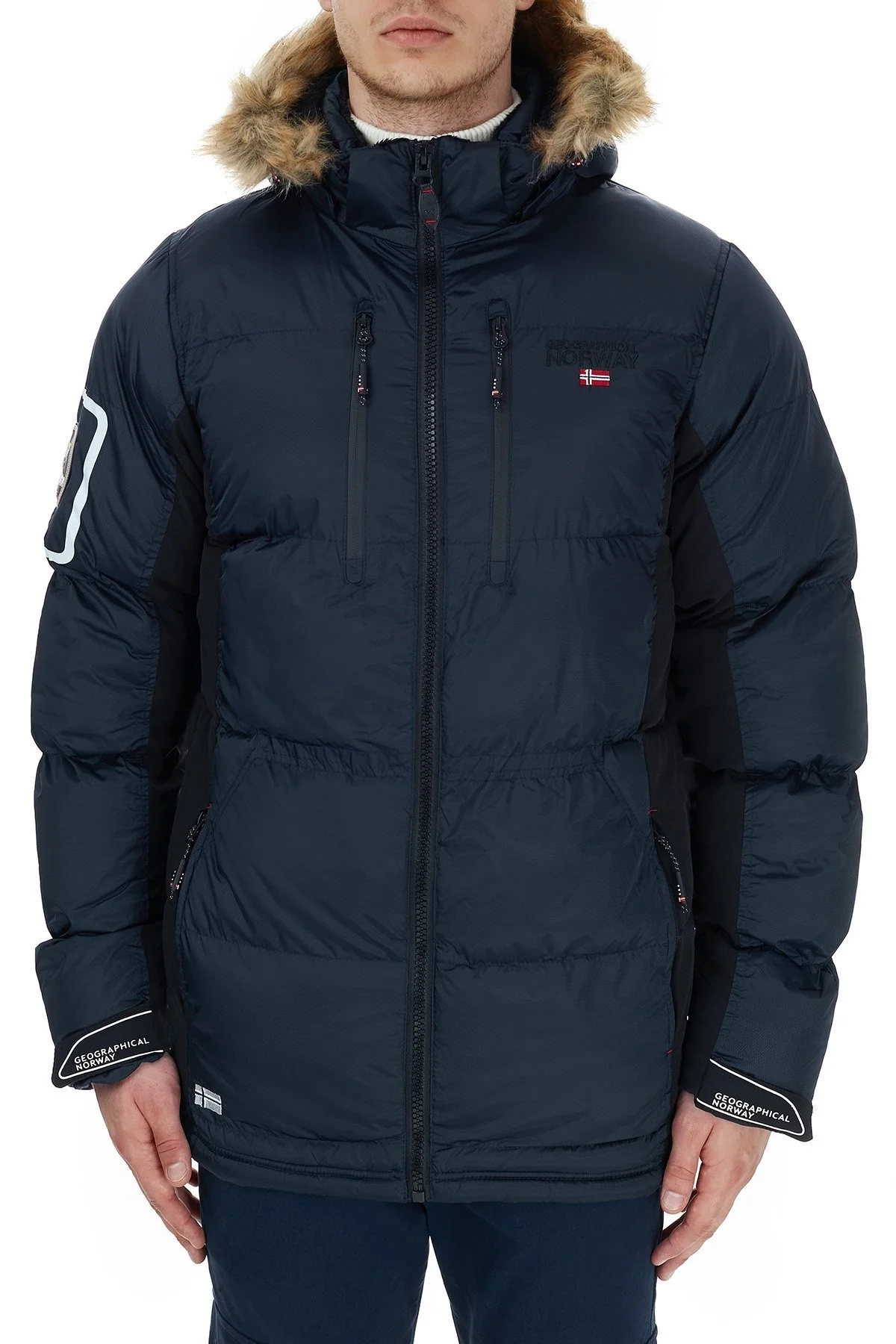 Norway Geographical Kapüşonlu Outdoor Erkek Parka DANONE LACİVERT - 2