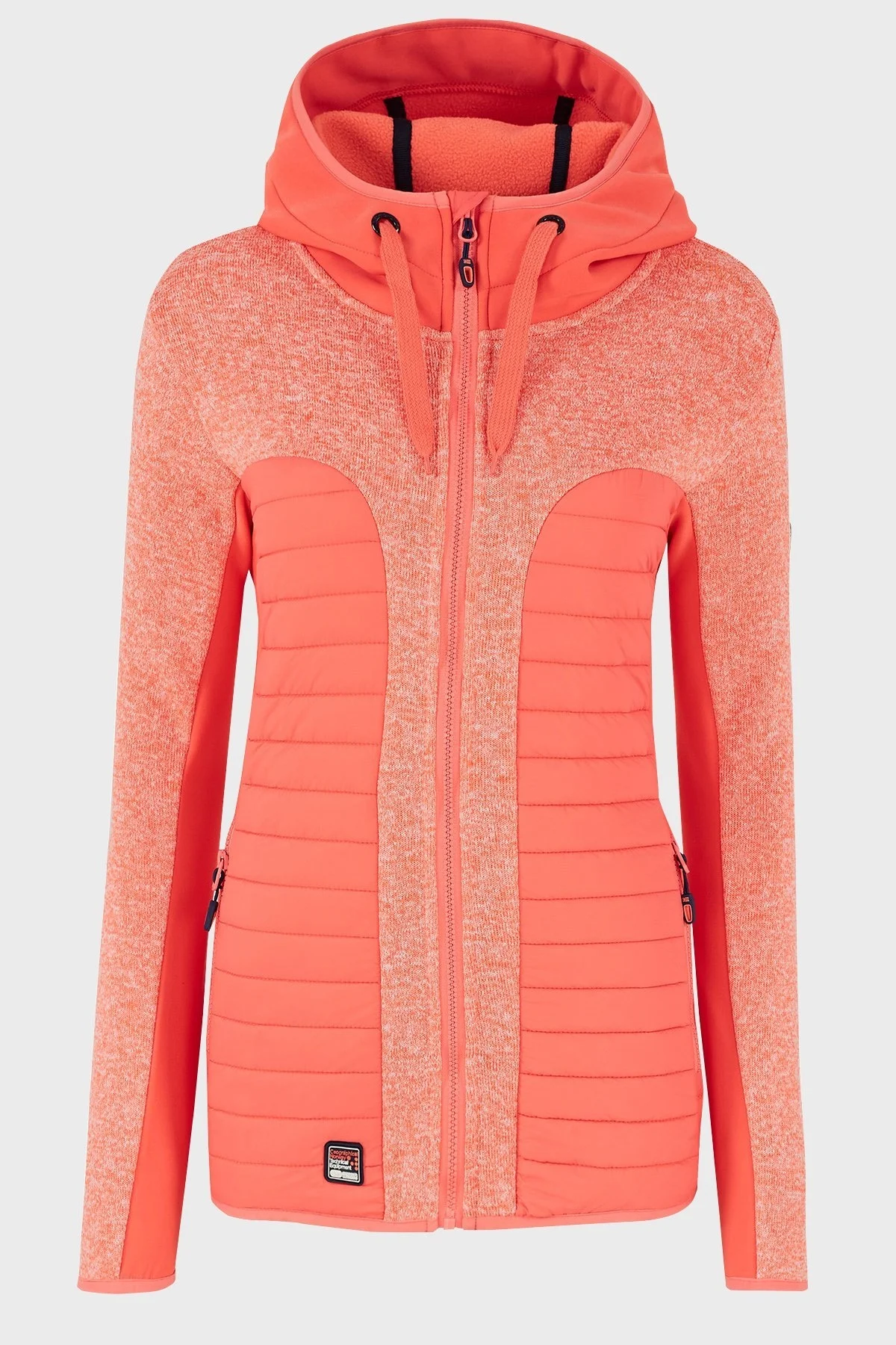 Norway Geographical Kapüşonlu Outdoor Bayan Mont TAQUEUSE MERCAN - 1